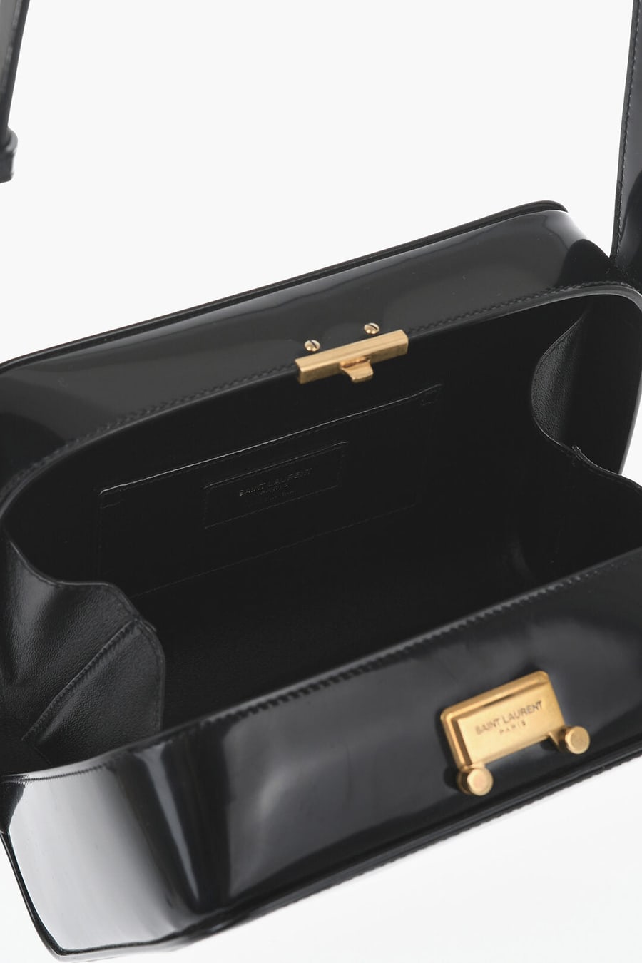 Saint Laurent 0065~Brushed Leather Shoulder Bag, view 5