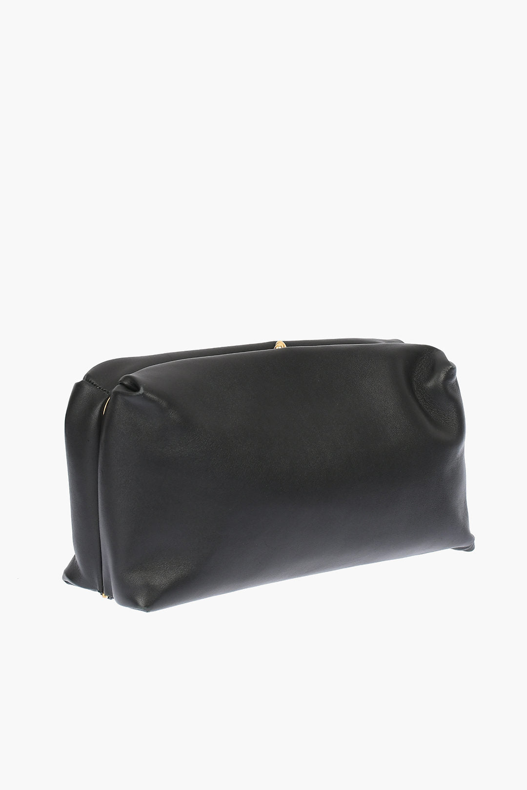Jil Sander 1500~Leather Doctor Bag with Gold Details, view 2