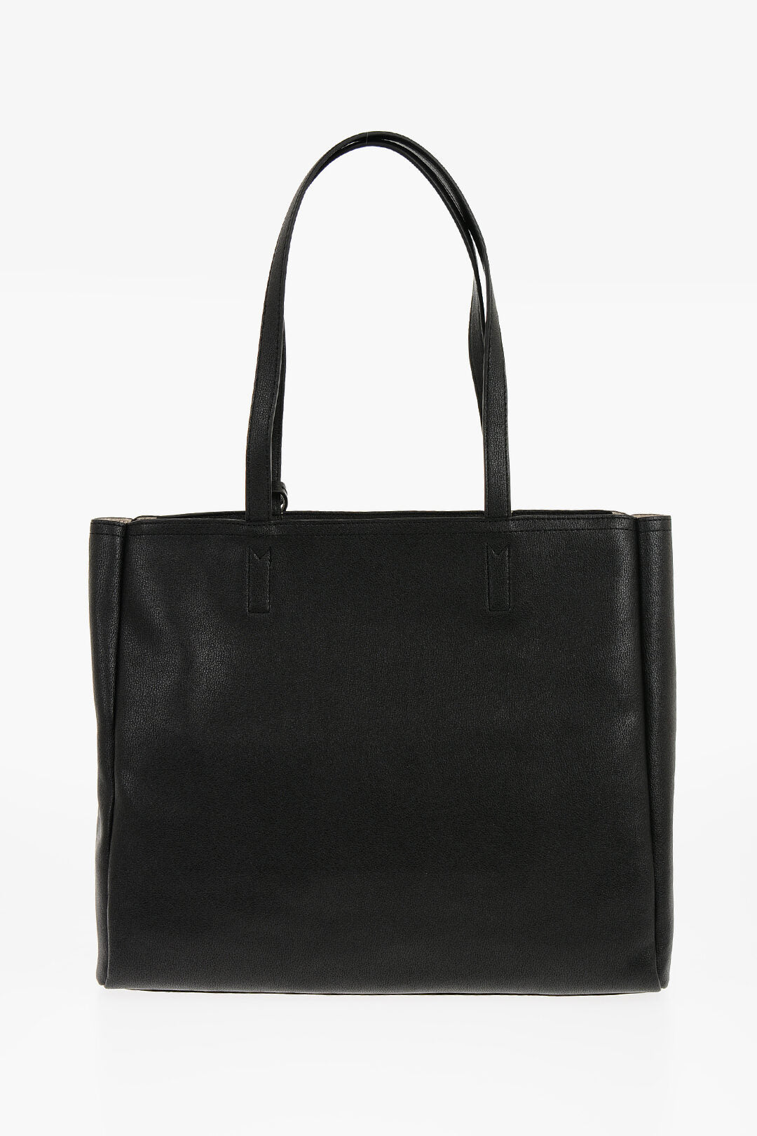 Moschino 1500~LOVE Eco Leather Shoulder Bag with Gold Logo, view 2