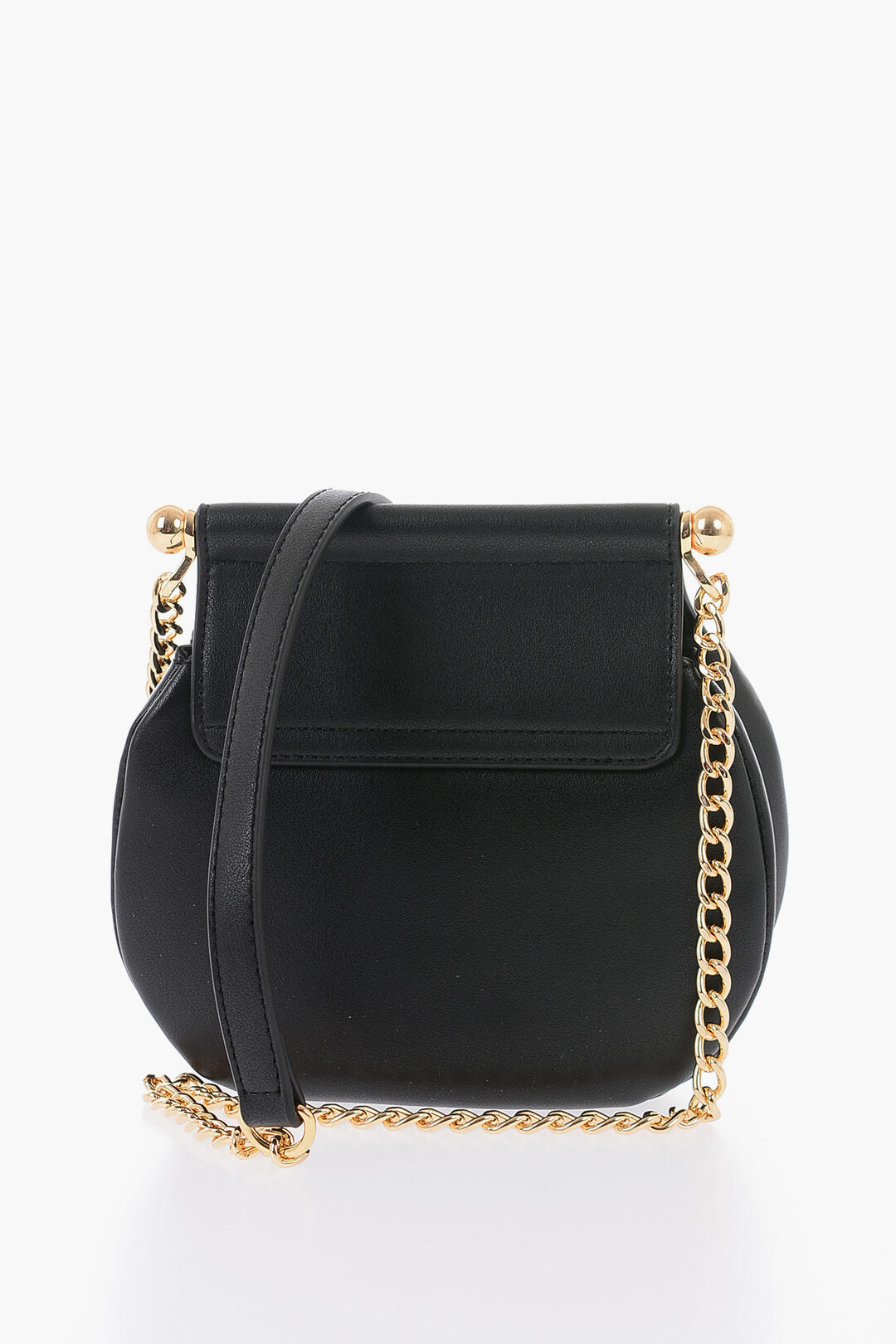 Moschino 1500~LOVE Faux Leather Crossbody Bag with Turn Lock Closure, view 2
