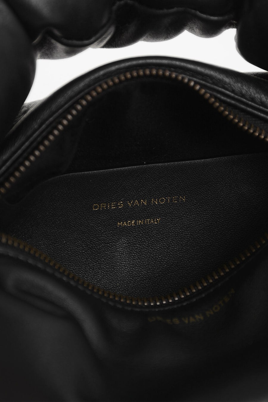 Dries Van Noten 1500~Padded Leather Mini Shoulder Bag, view 4
