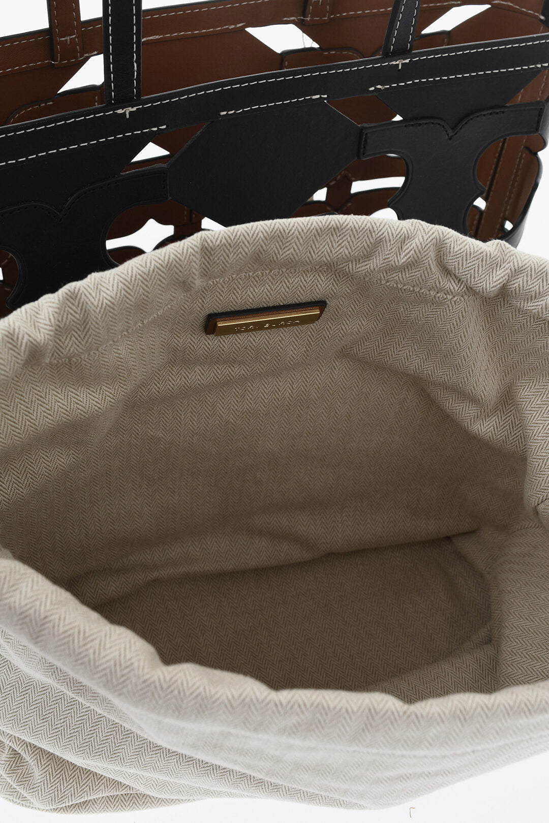 Tory Burch 1500~Perforated Leather Tote Bag ELLA