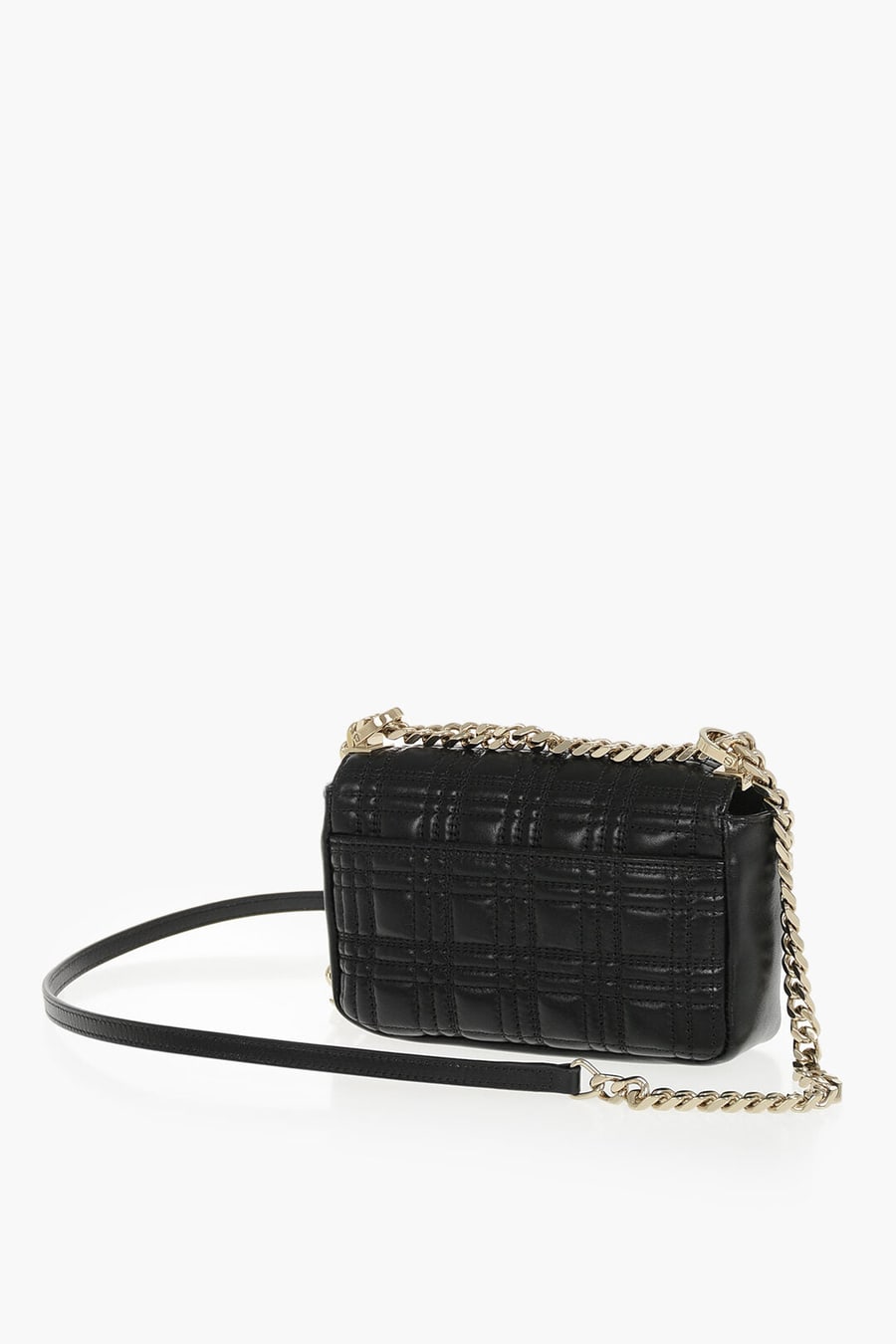 Dsquared2 1500~Quilted Leather Bag with Chain, view 2