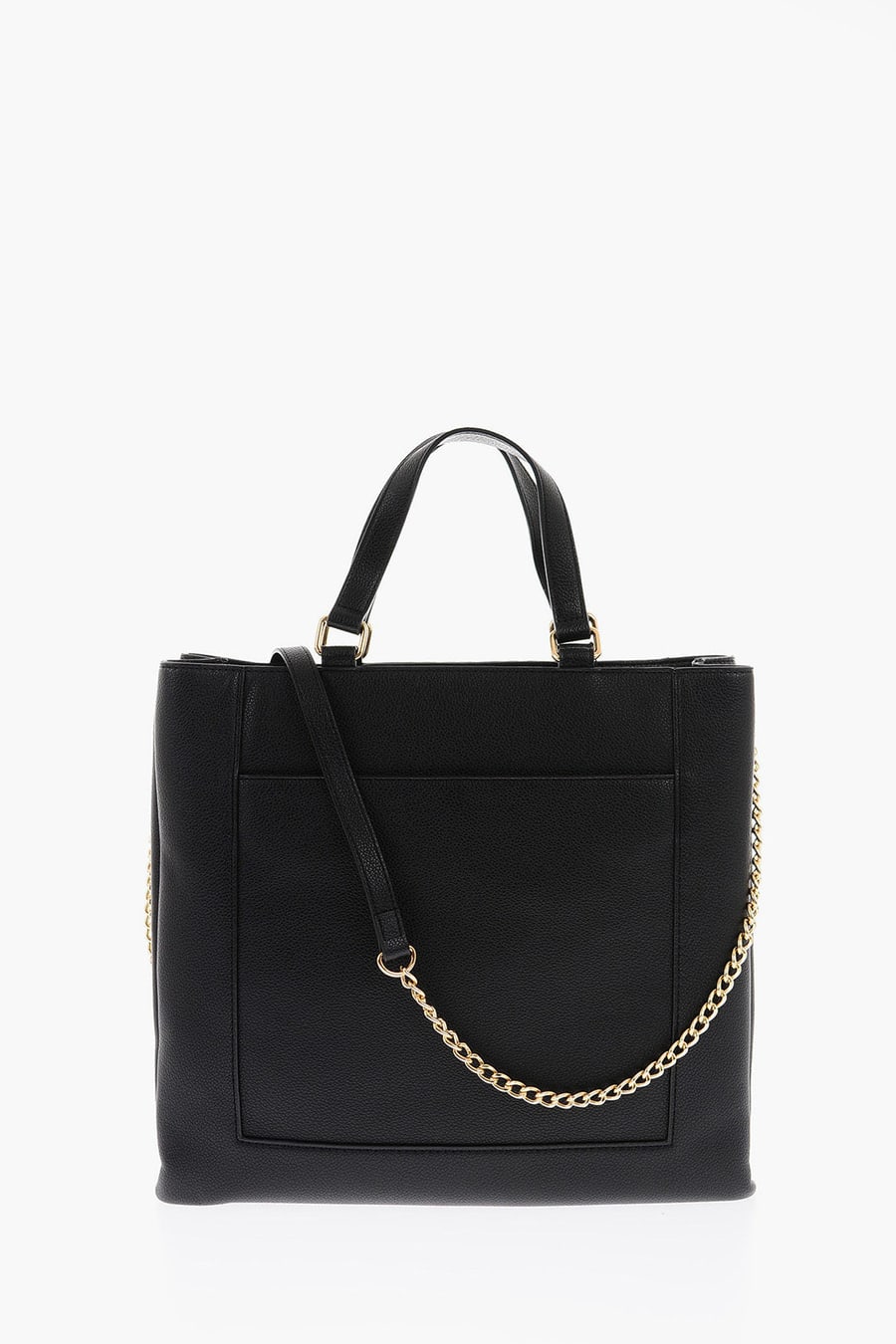 Moschino 1500~Rectangular Faux Leather Bag with Maxi Patch Pocket, view 2
