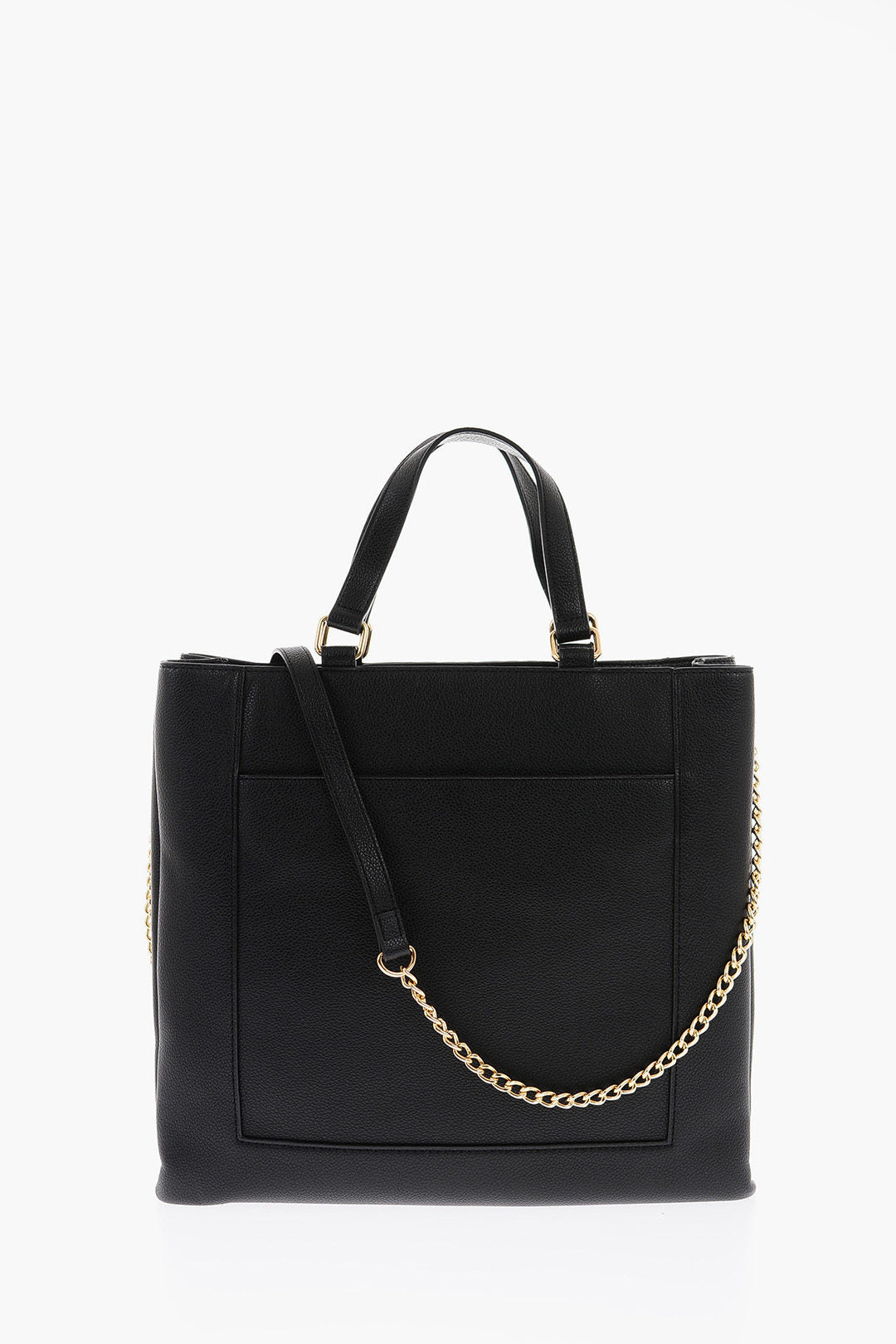 Moschino 1500~Rectangular Faux Leather Bag with Maxi Patch Pocket, view 2