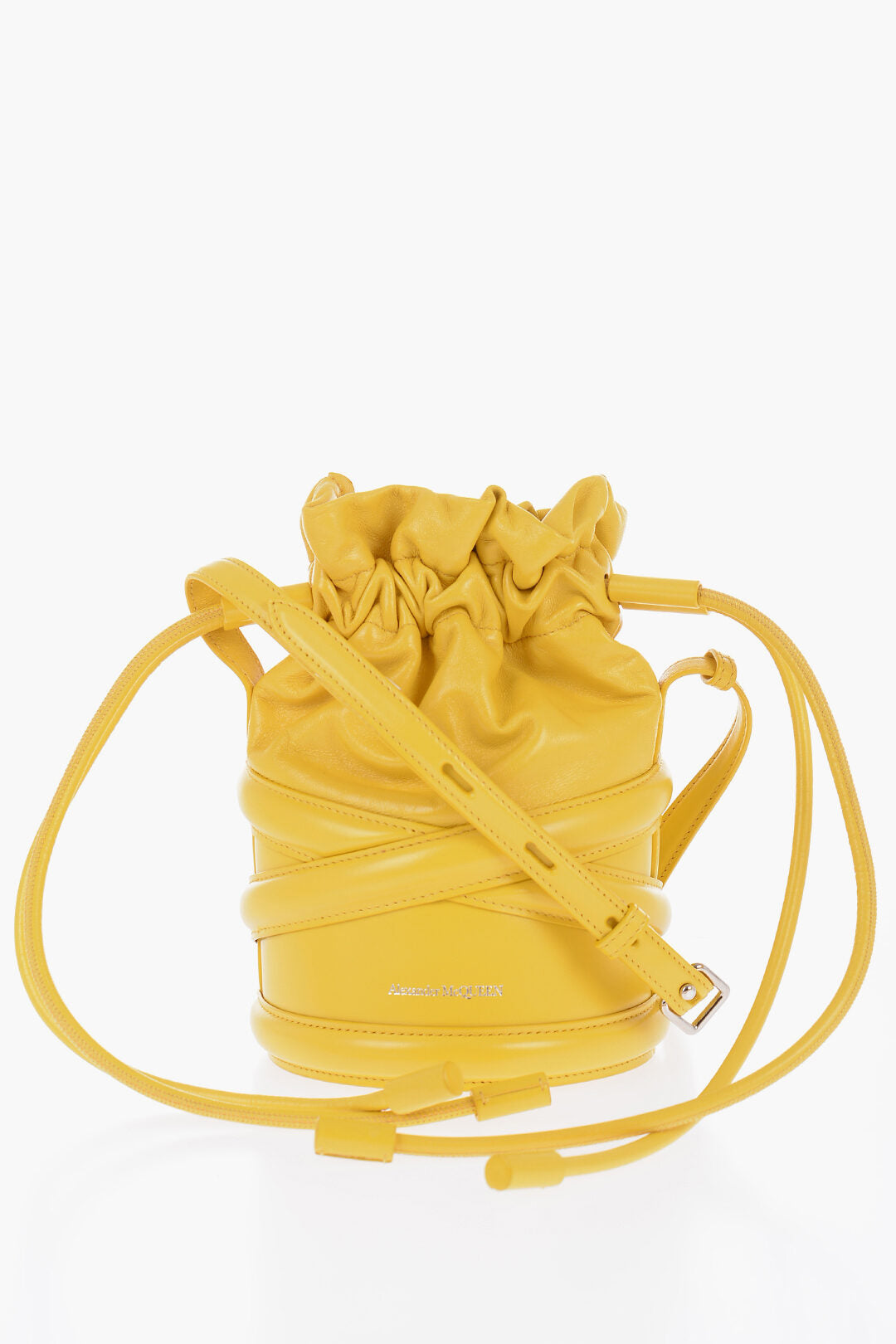 Alexander McQueen 3000~Bucket Bag SOFT CURVE With Drawstring
