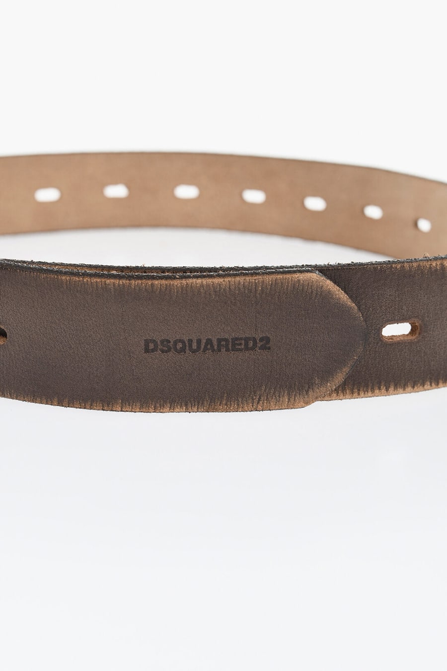 Dsquared2 0405~30mm Leather Belt in Solid Color, view 3