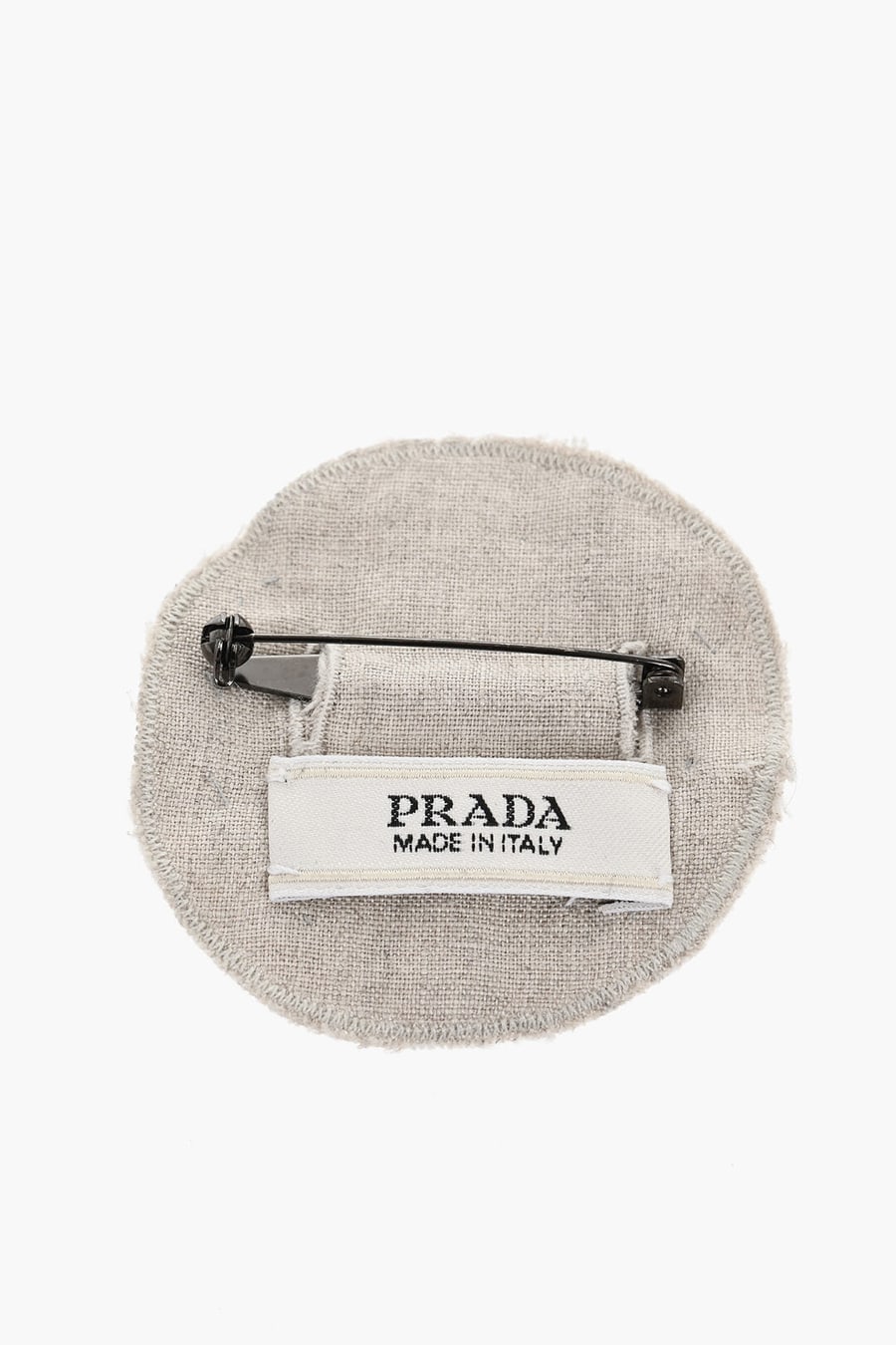 Prada 1050~Beaded Brooch with Crystal, view 2