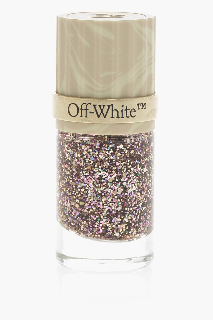 Off-White 1250~Glitter Nail Polish