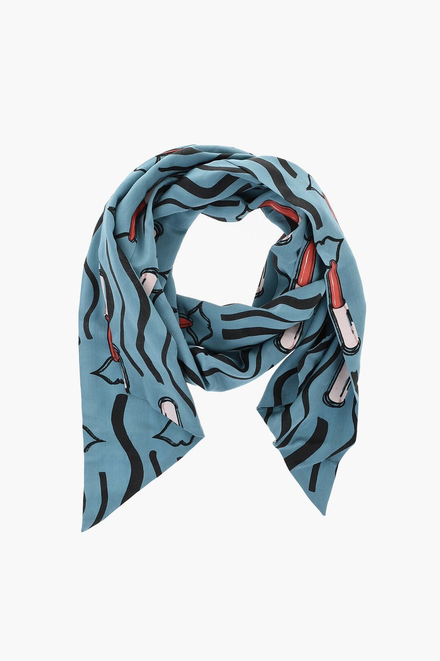 Super Blond 1250~Printed Silk Scarf