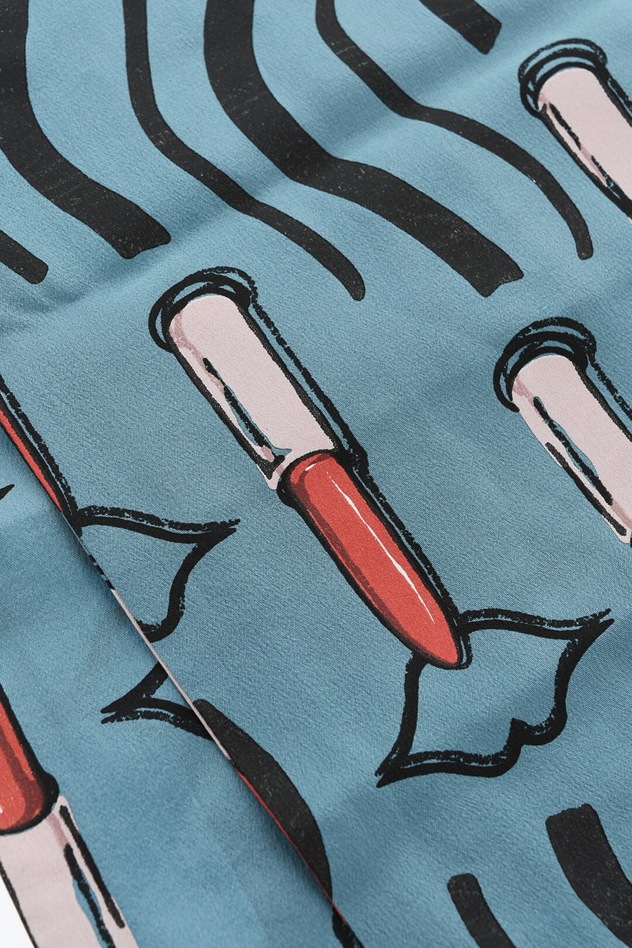 Super Blond 1250~Printed Silk Scarf, view 3