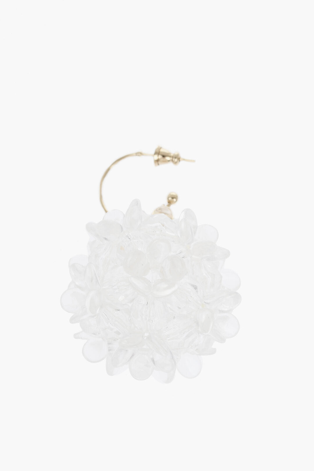 Simone Rocha 2405~Single Earring with Floral-Design Pendant