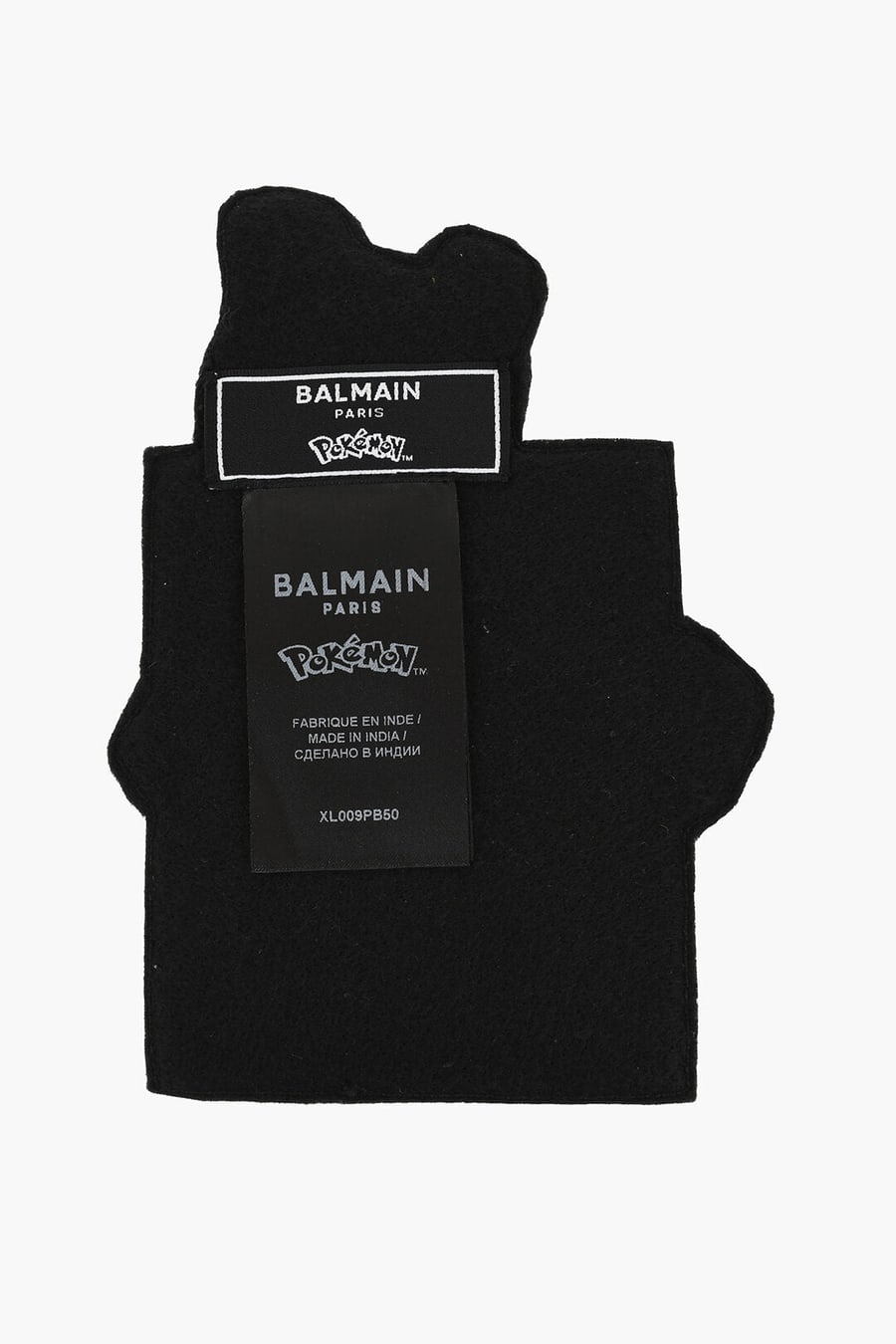 Balmain 3050~POKEMON Silver-Effect Wool Patch MEWTWO, view 2