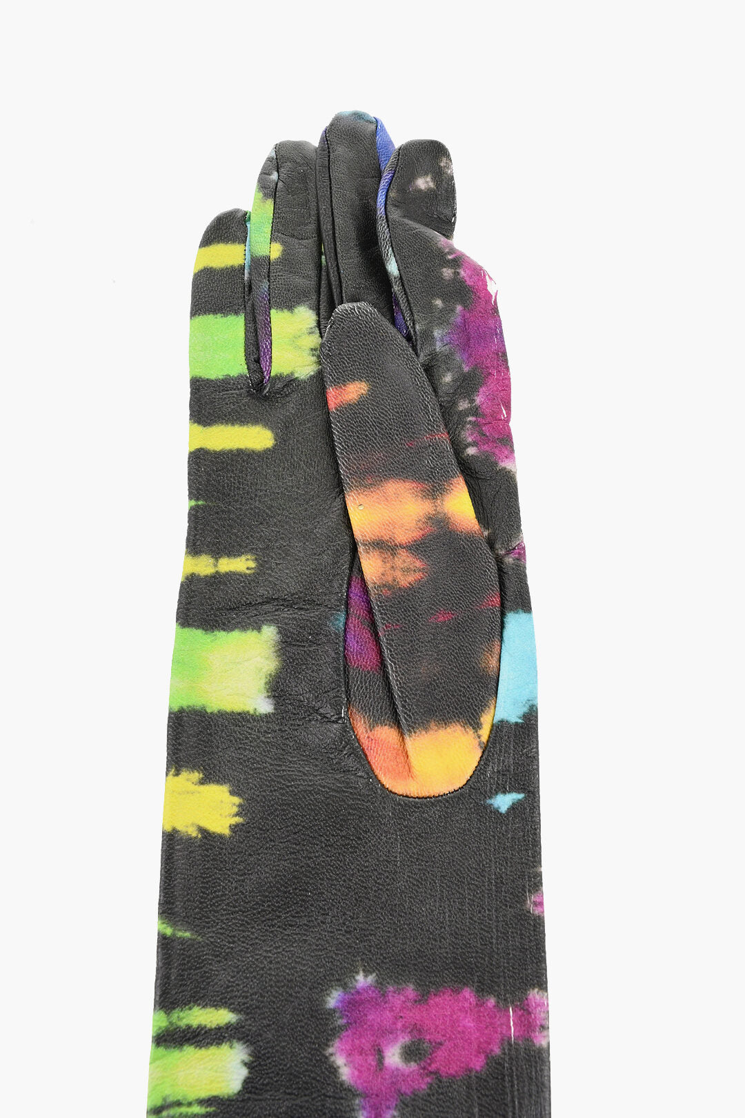Dsquared2 3250~Warm Tie-Dye Effect Leather Gloves