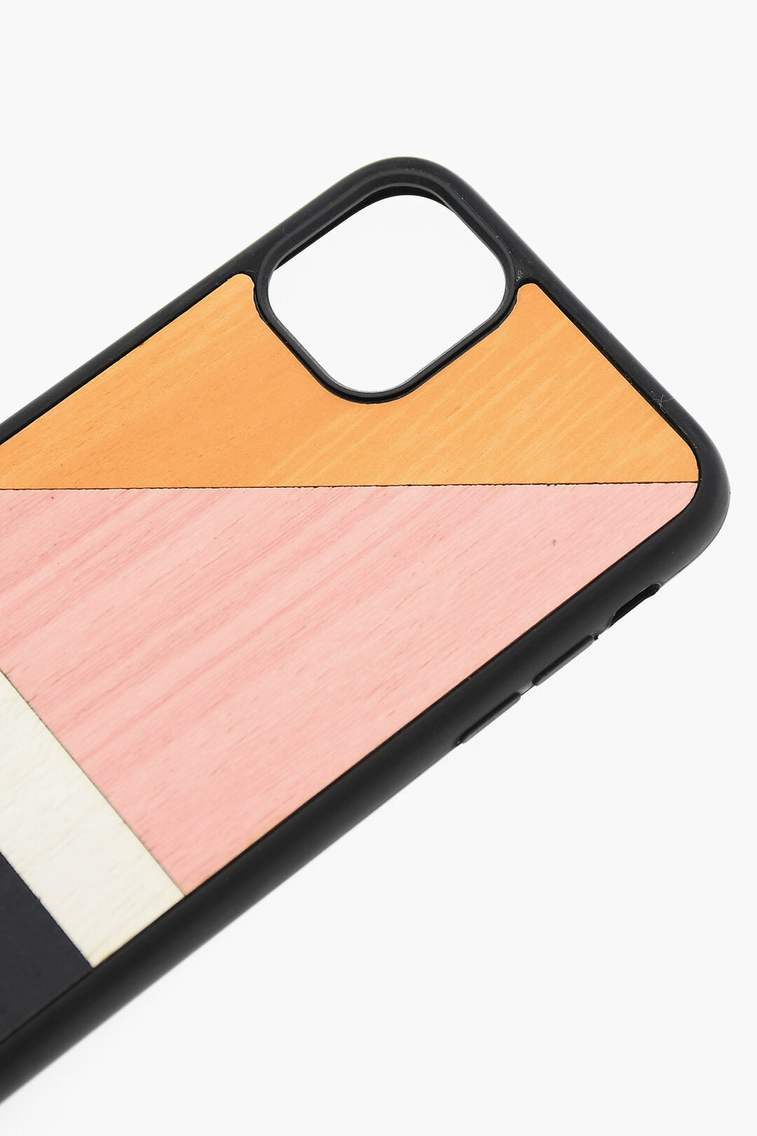 Wood'd 3250~Wooden Hard Case RATIO PINK for iPhone 11, view 2