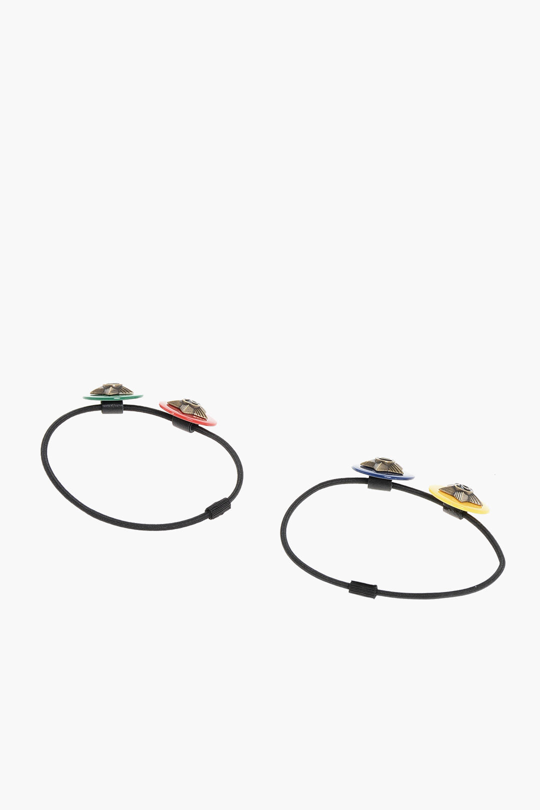 Dsquared2 3500~Set of 2 Hair Elastics with Contrast Details, view 2