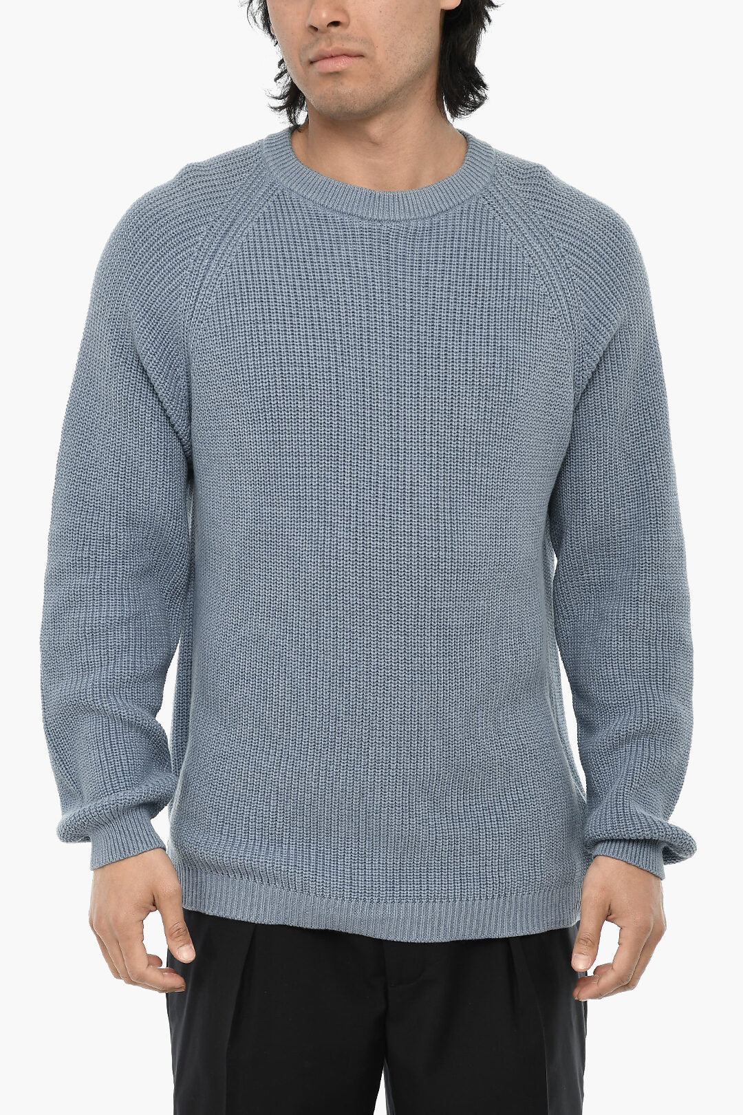 Woolrich 0135~Lightweight Cotton Crewneck Sweater