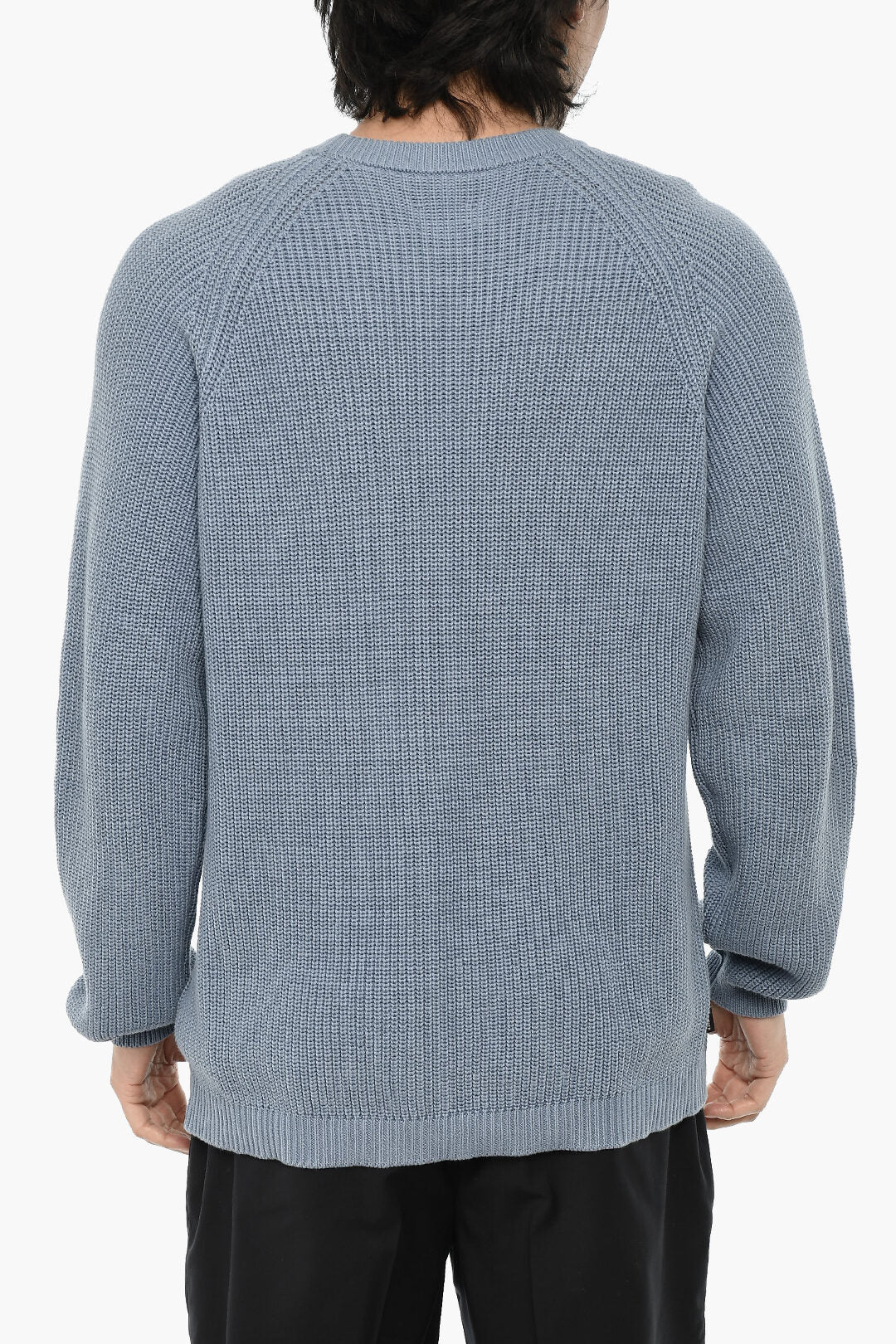 Woolrich 0135~Lightweight Cotton Crewneck Sweater, view 2