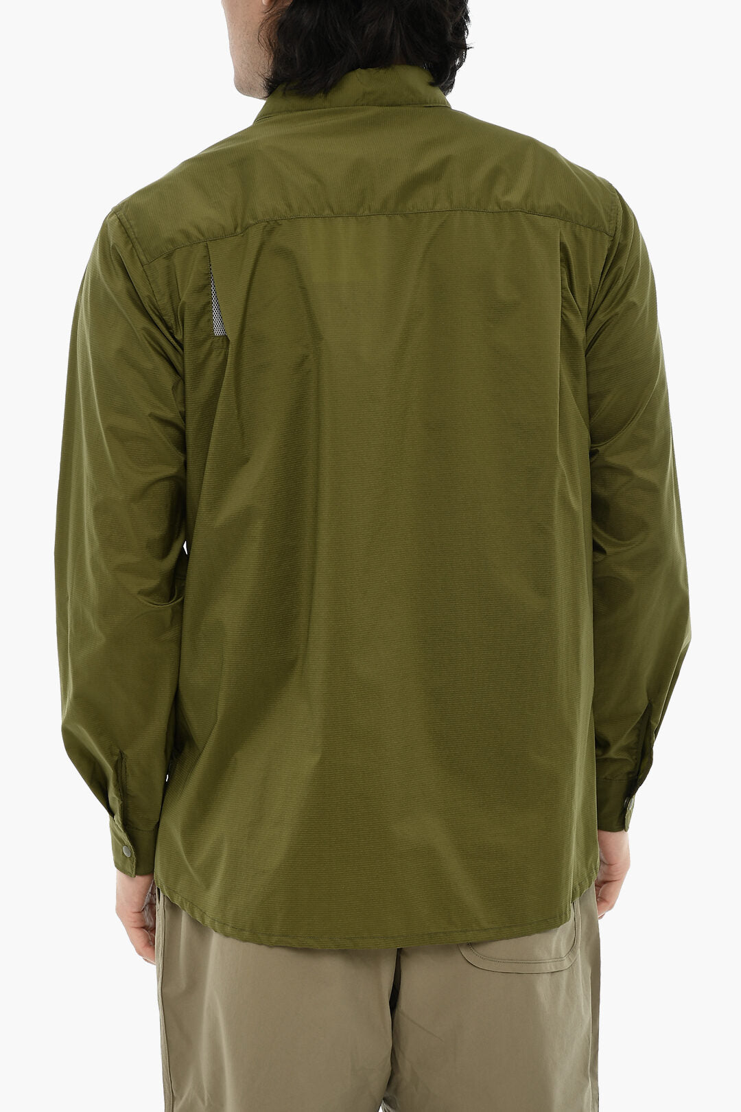 Woolrich 0135~Nylon Overshirt HIGH AERATION with Front Buttoning
