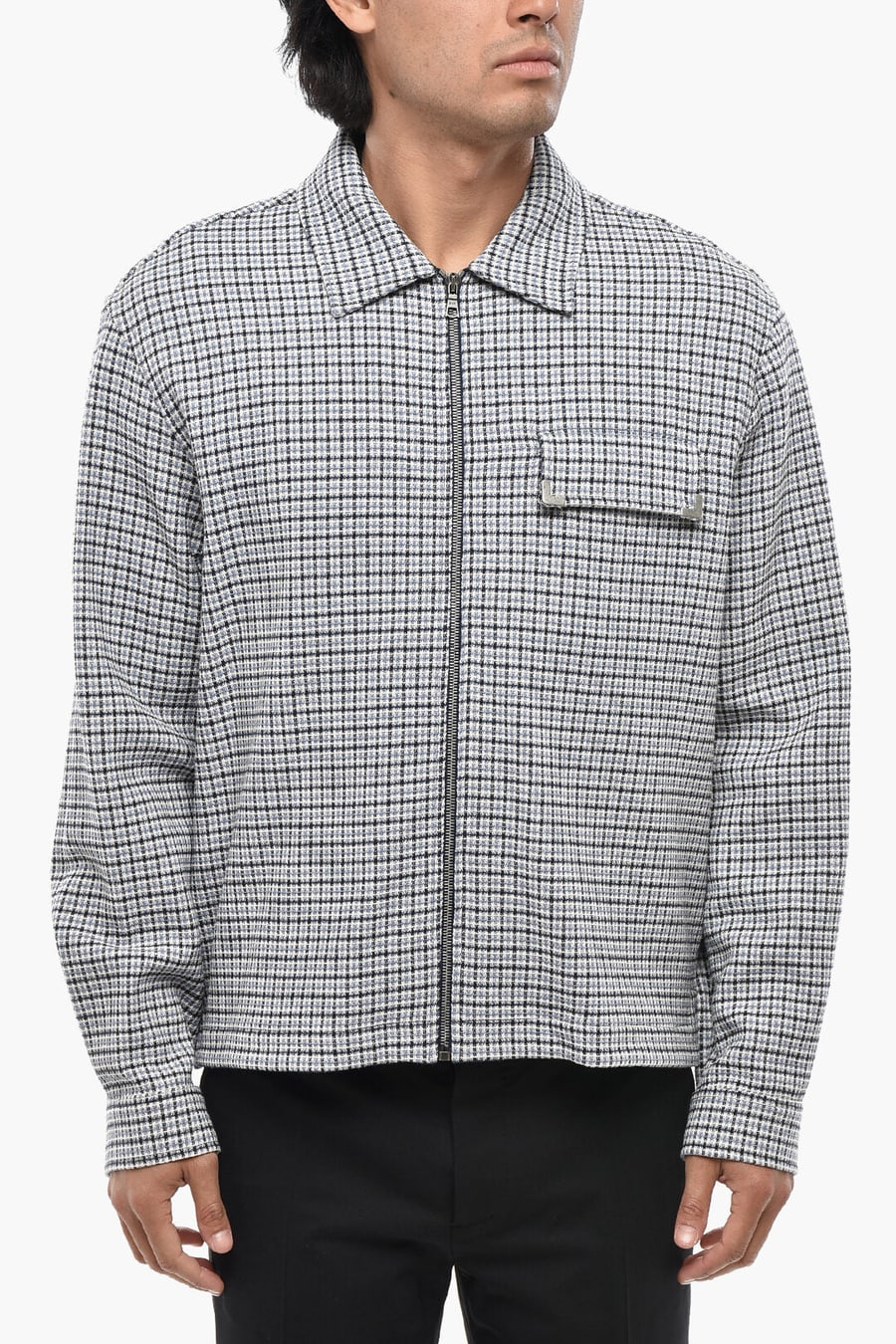 Palm Angels 0201~Checked Overshirt With Pocket
