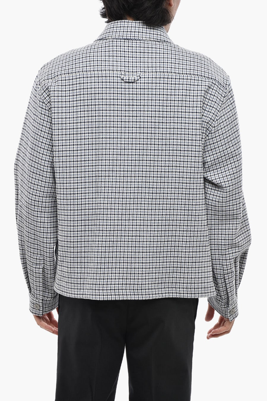 Palm Angels 0201~Checked Overshirt With Pocket, view 2