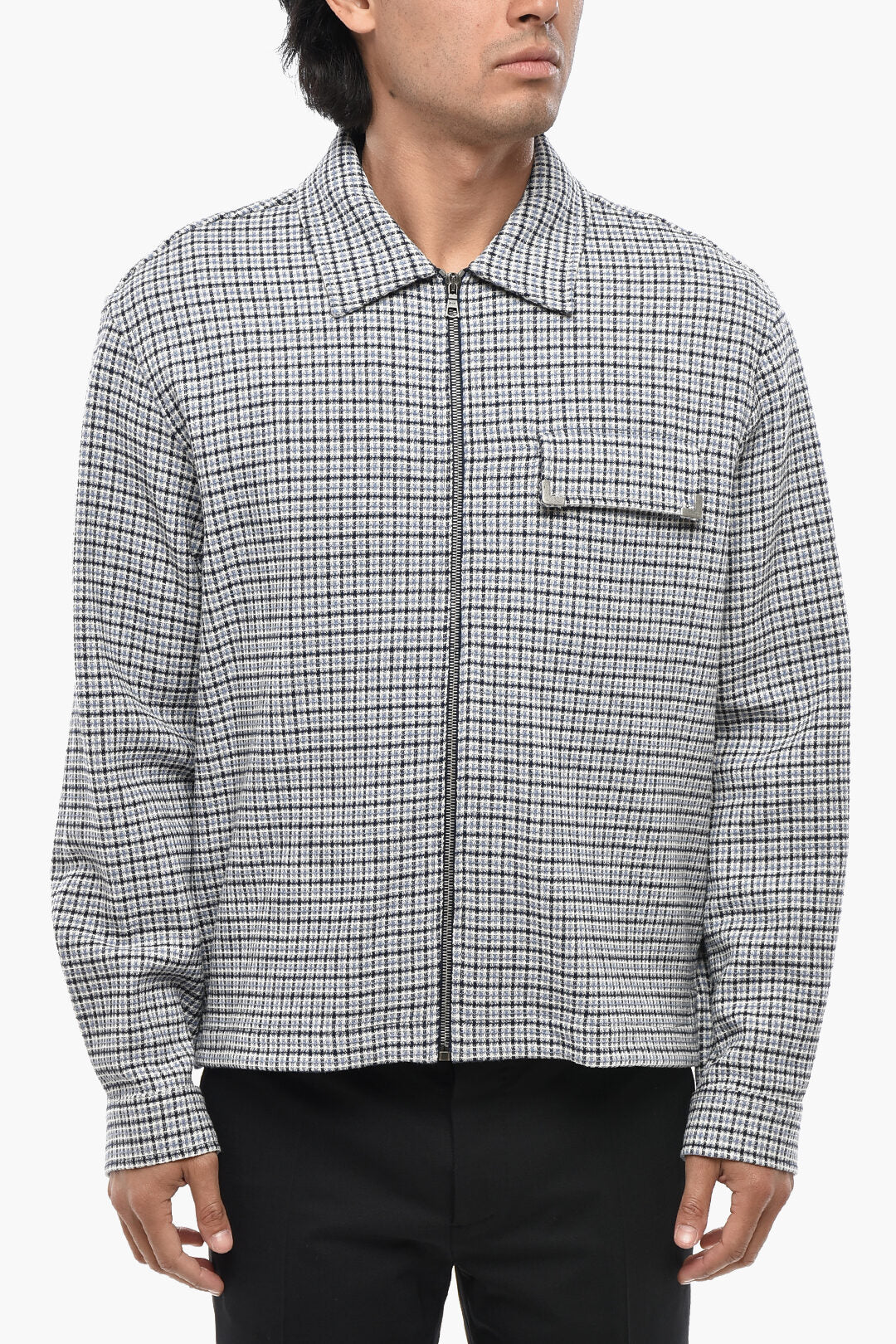 Palm Angels 0201~Checked Overshirt With Pocket