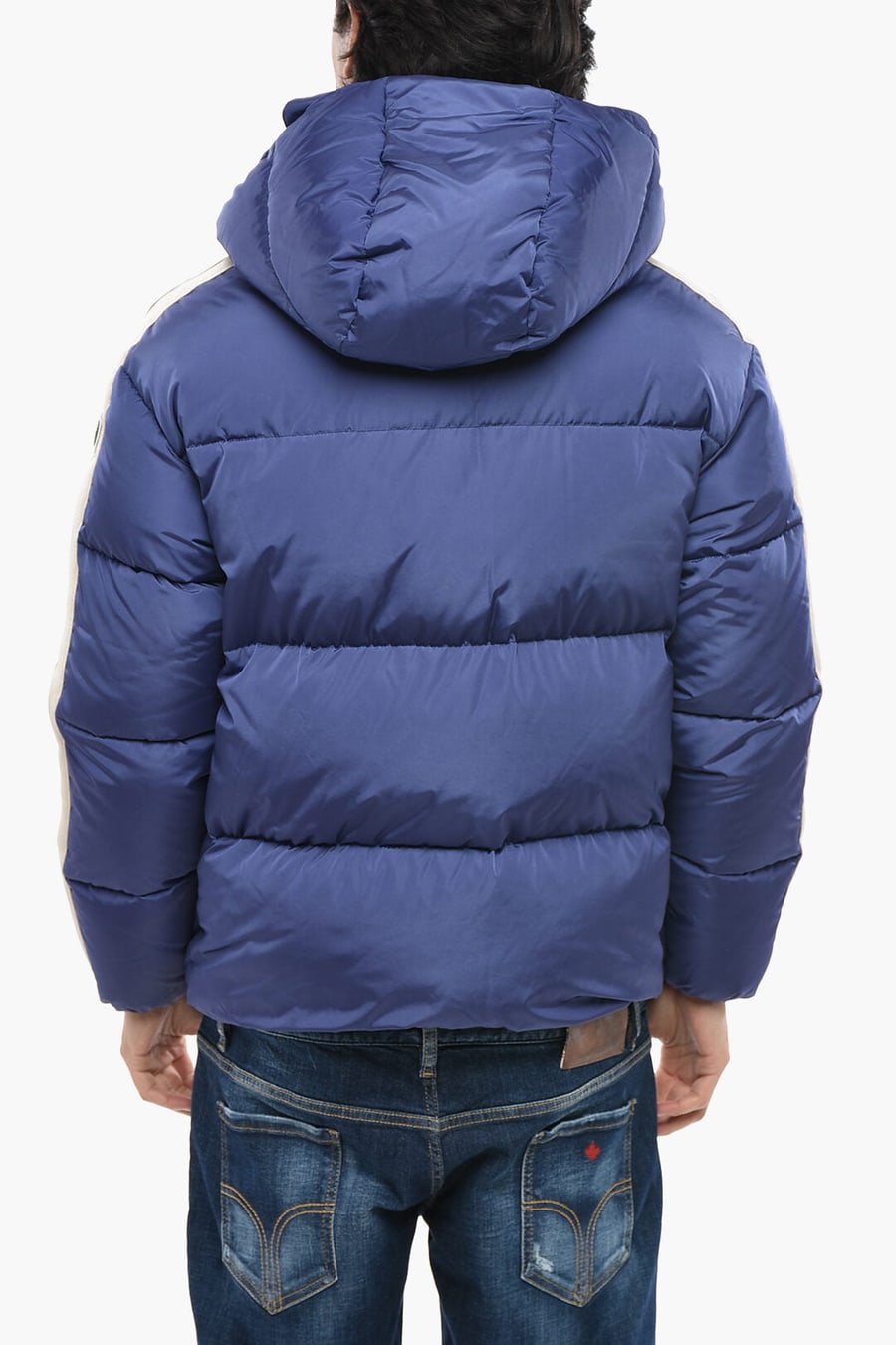 Palm Angels 0201~Quilted Nylon Puffer With Removable Hood, view 2