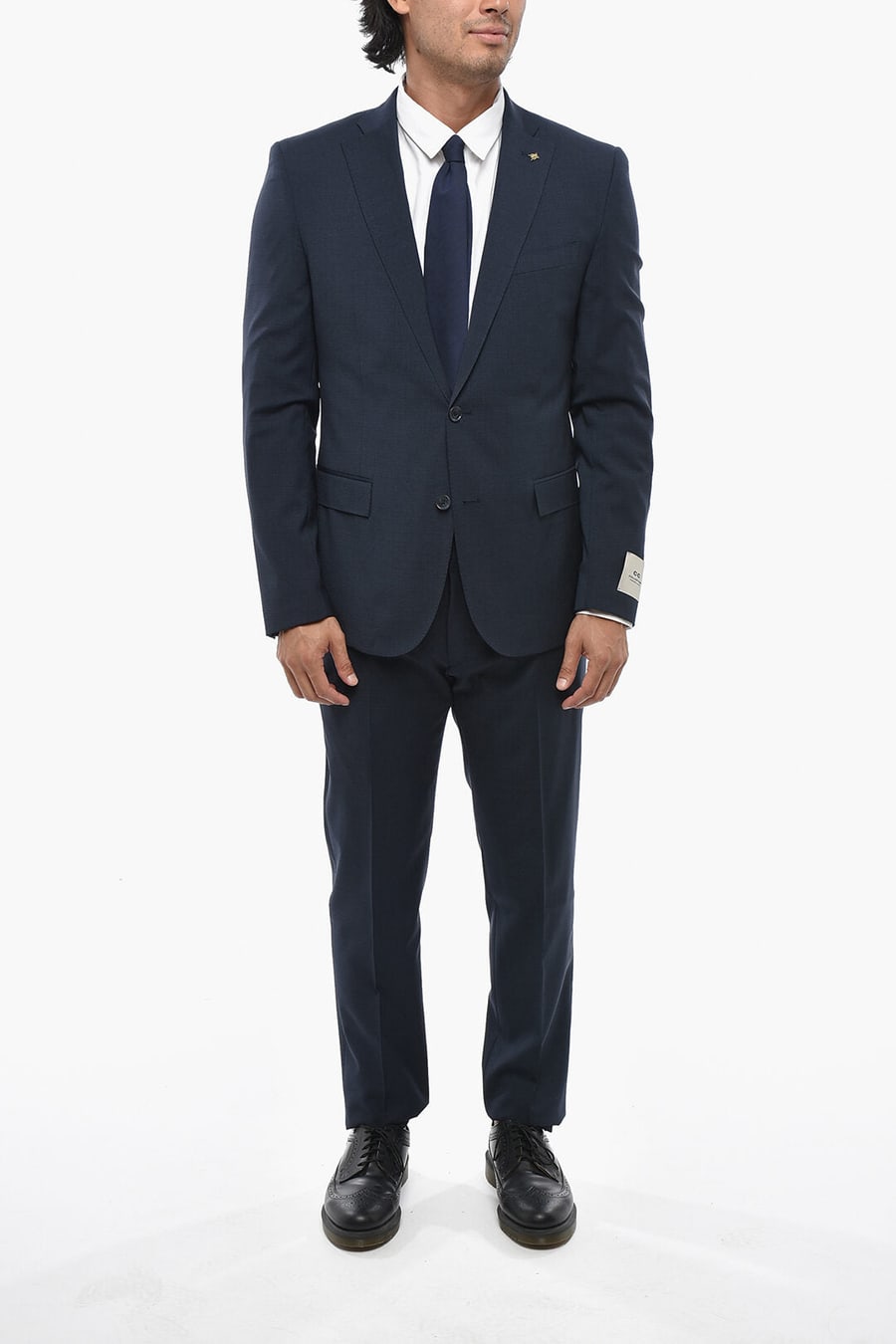 Corneliani 0405~CC COLLECTION 2-Button Lined Virgin Wool Suit