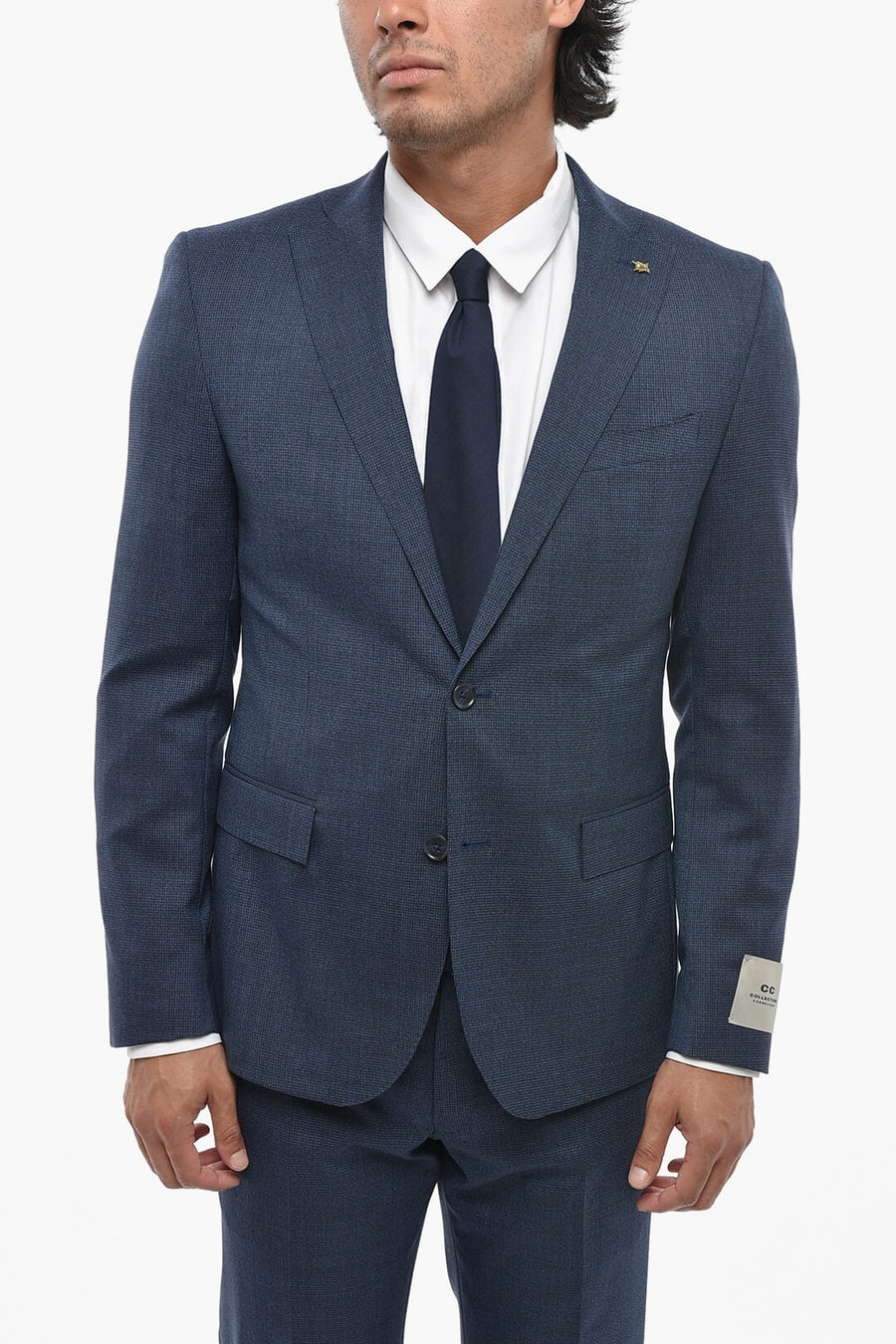 Corneliani 0405~CC COLLECTION 2-Button Virgin Wool Suit Double Vent Classic Notch Lapel