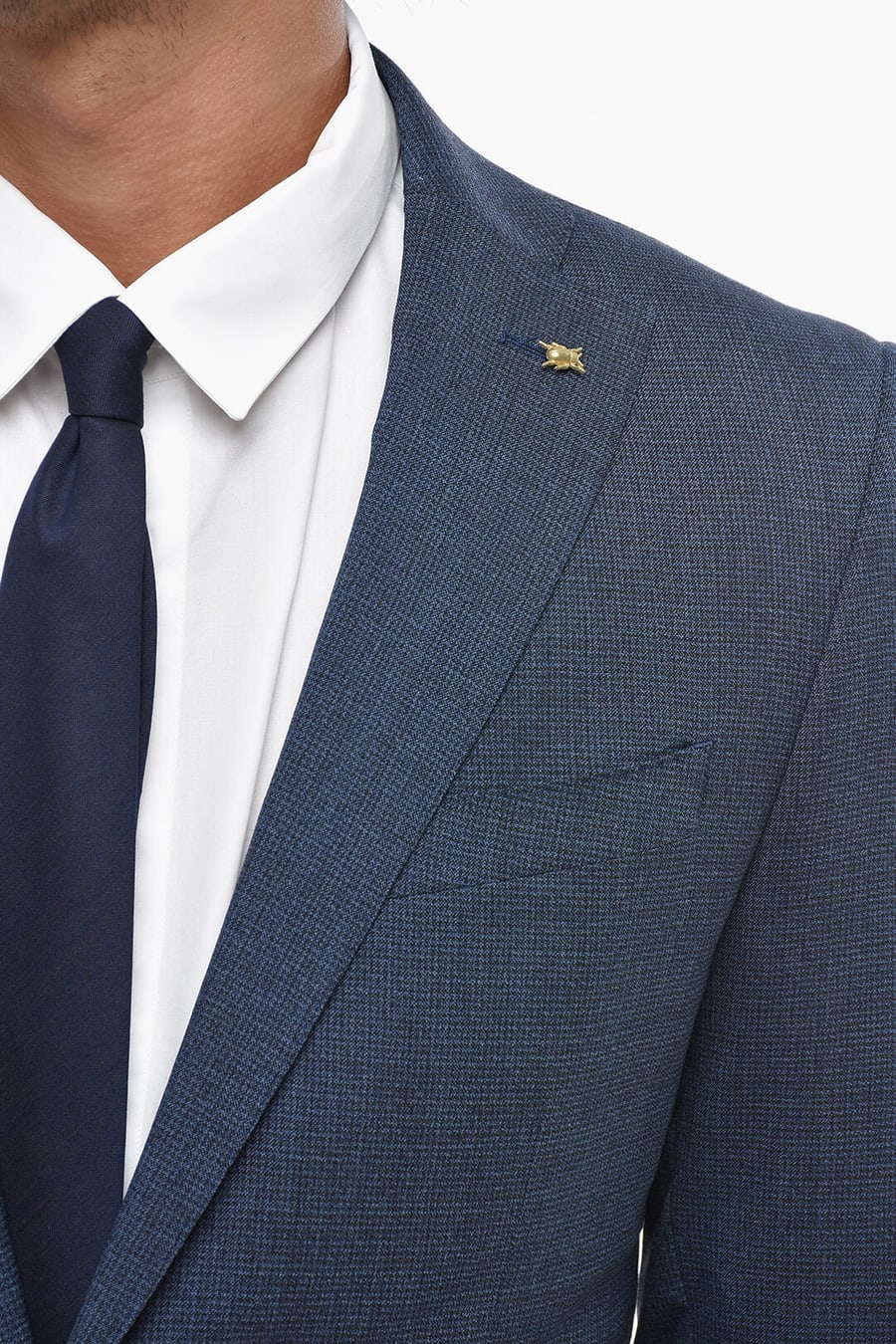 Corneliani 0405~CC COLLECTION 2-Button Virgin Wool Suit Double Vent Classic Notch Lapel, view 2