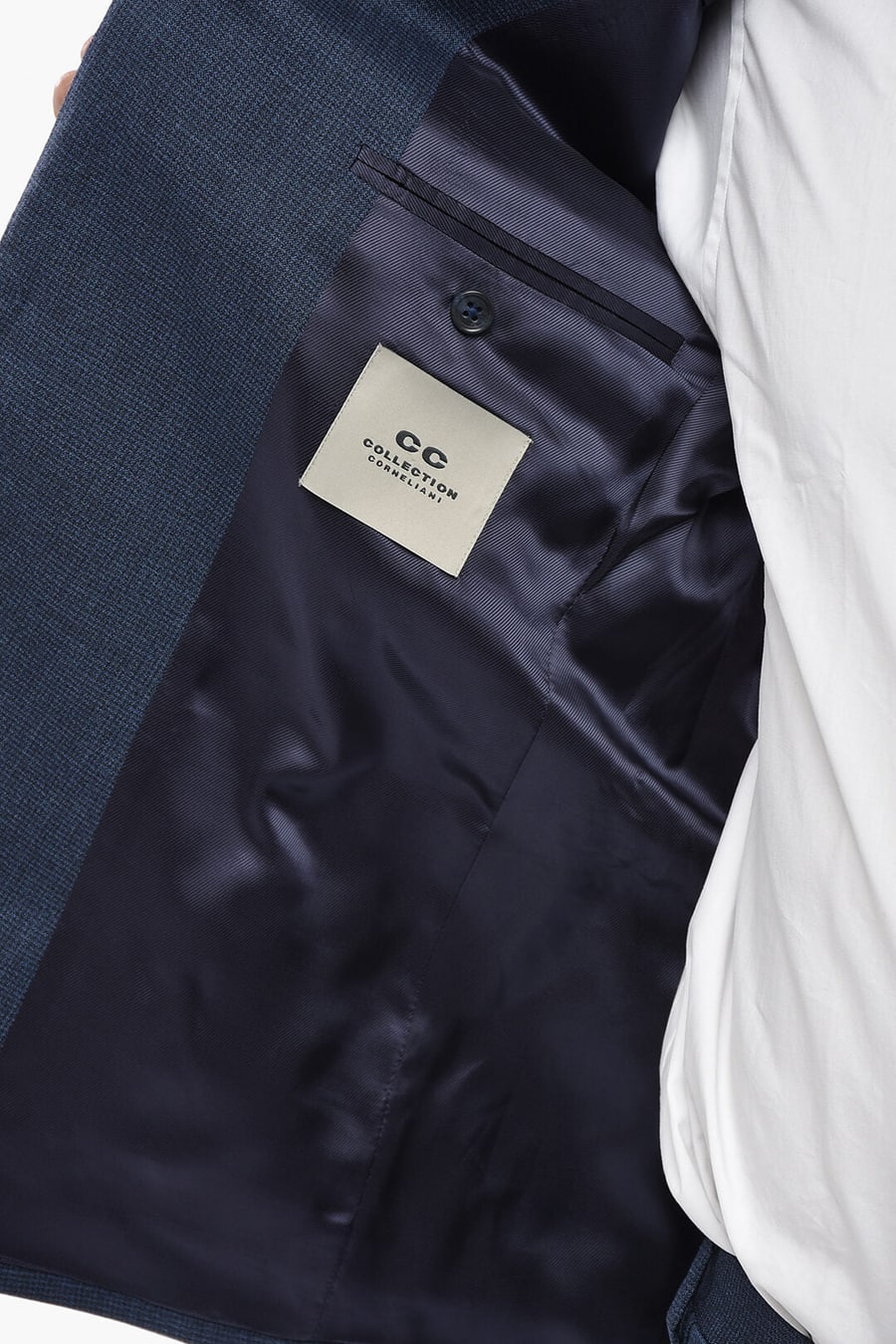 Corneliani 0405~CC COLLECTION 2-Button Virgin Wool Suit Double Vent Classic Notch Lapel, view 4
