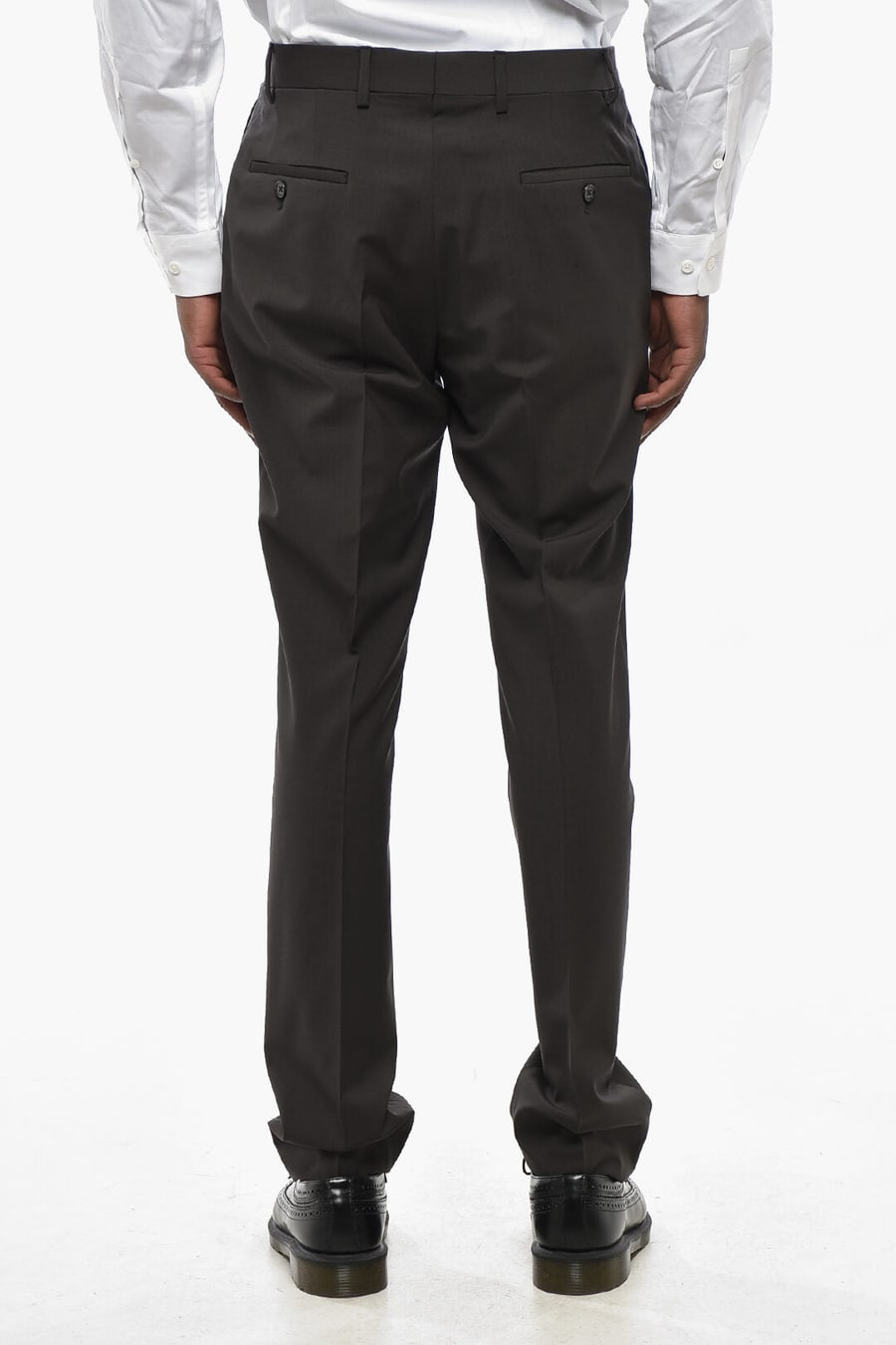 Corneliani 0405~CC COLLECTION Virgin Wool Stretch Two-Button Suit, view 5