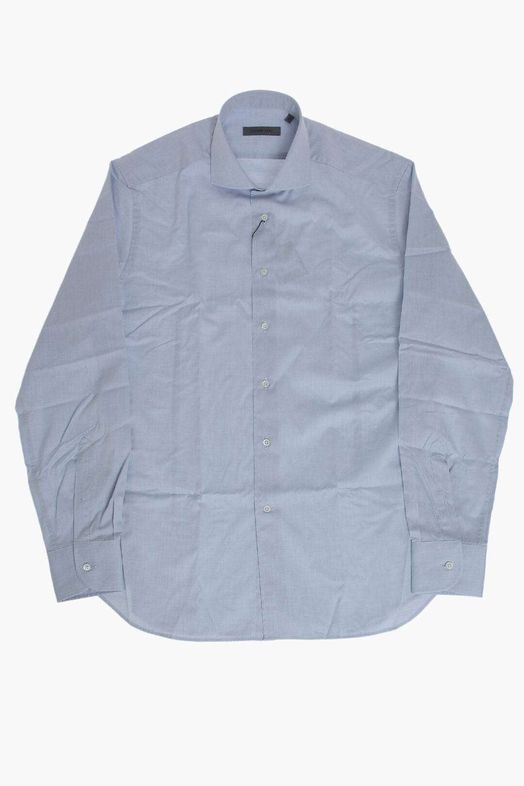 Corneliani 0405~Cotton Poplin Shirt With French Collar, view 2