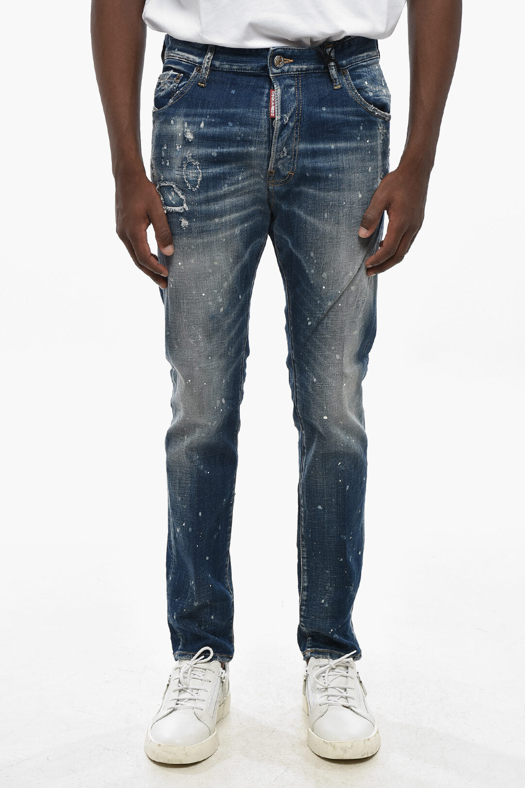 Dsquared2 0405~Delavé Denim Jeans Cool Guy Fit 95 15cm