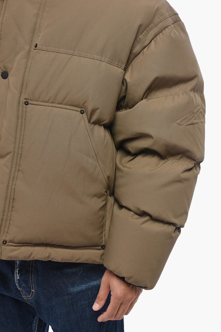 Dsquared2 0405~Quilted Puffer Jacket with Tonal Logo, view 3