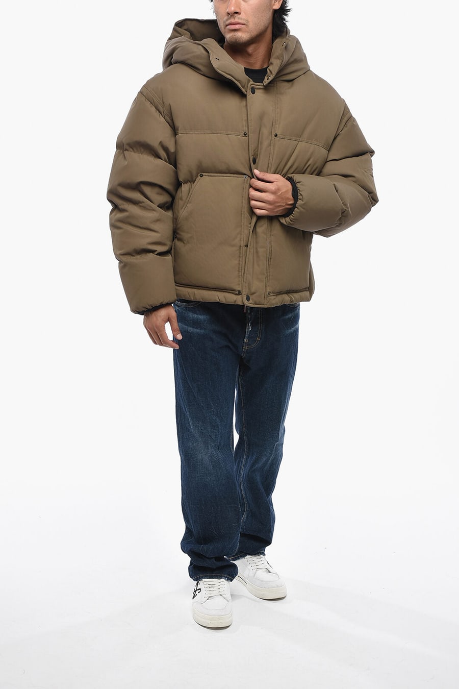 Dsquared2 0405~Quilted Puffer Jacket with Tonal Logo, view 4