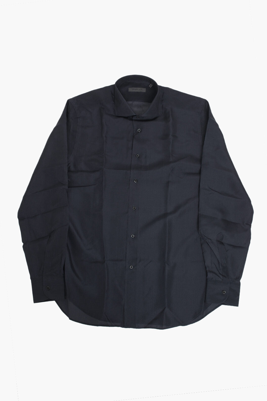 Corneliani 0405~Silk Shirt With French Collar, view 2