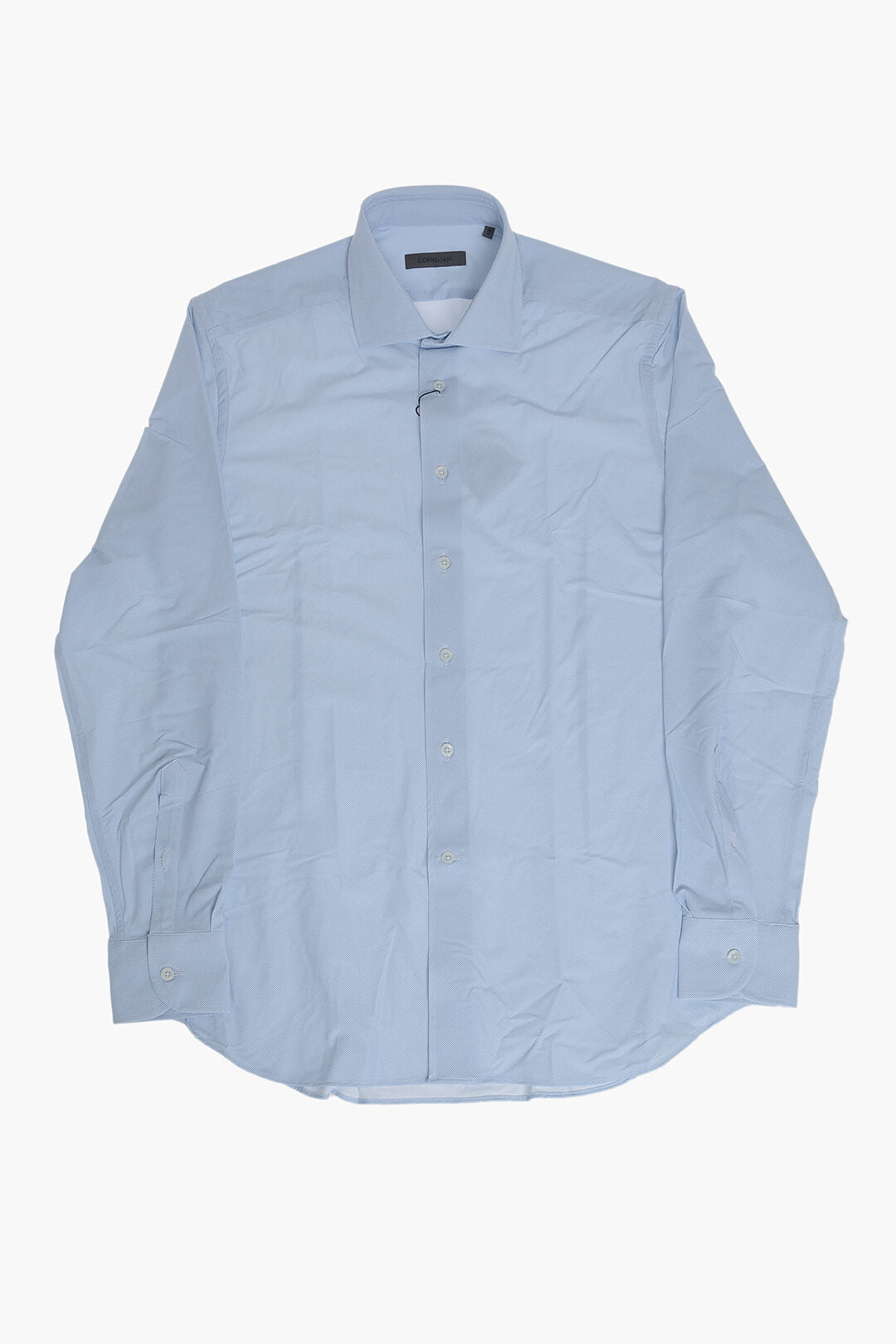 Corneliani 0405~Wrinkle-Free Striped Stretch Shirt, view 2