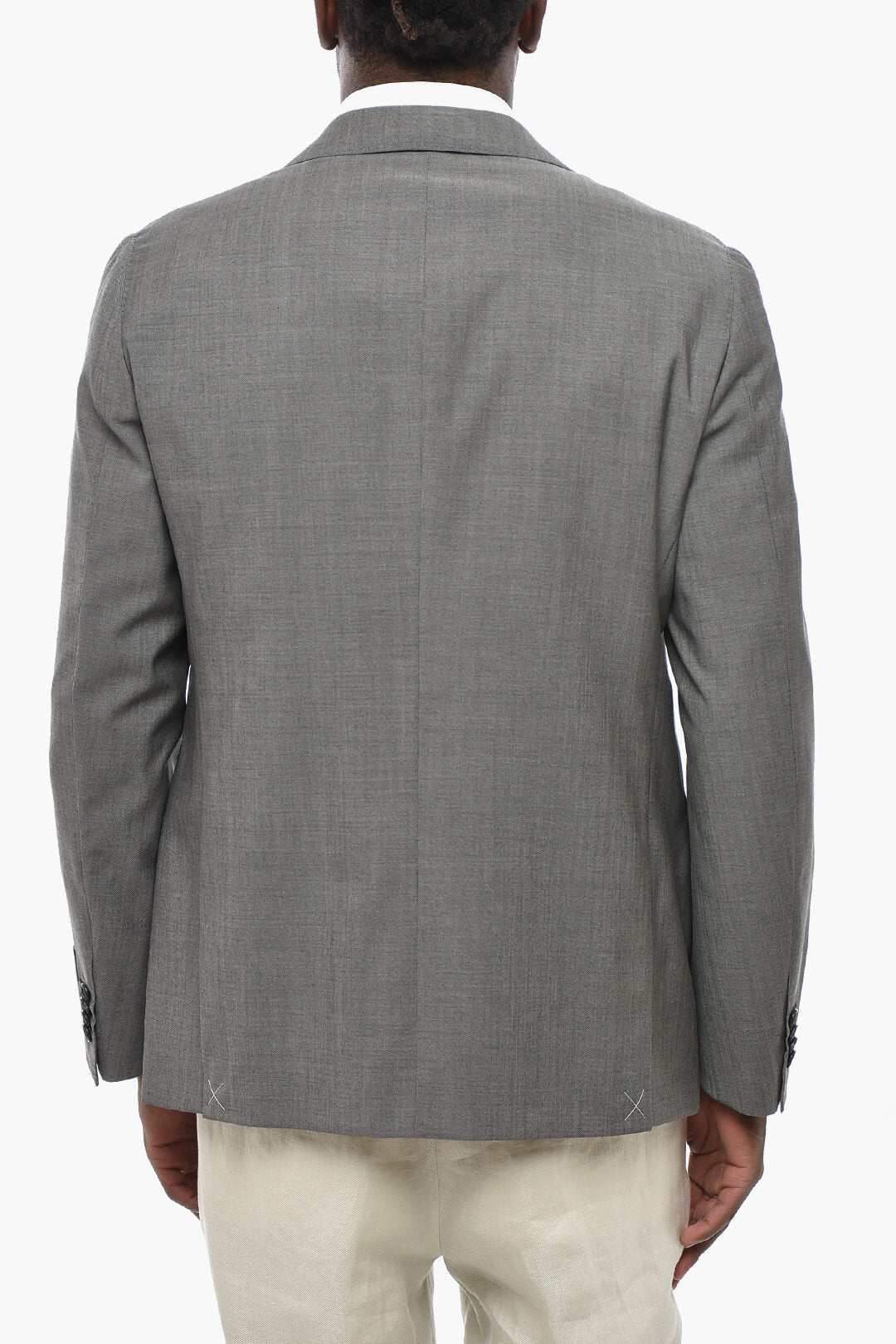 Corneliani 0470~CC COLLECTION Virgin Wool Slim Fit Blazer With Classic Lapel, view 2