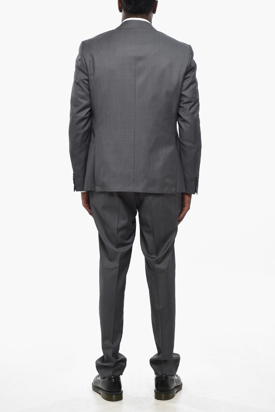 Corneliani 0470~CC COLLECTION Virgin Wool Suit with Peak Lapel, view 4