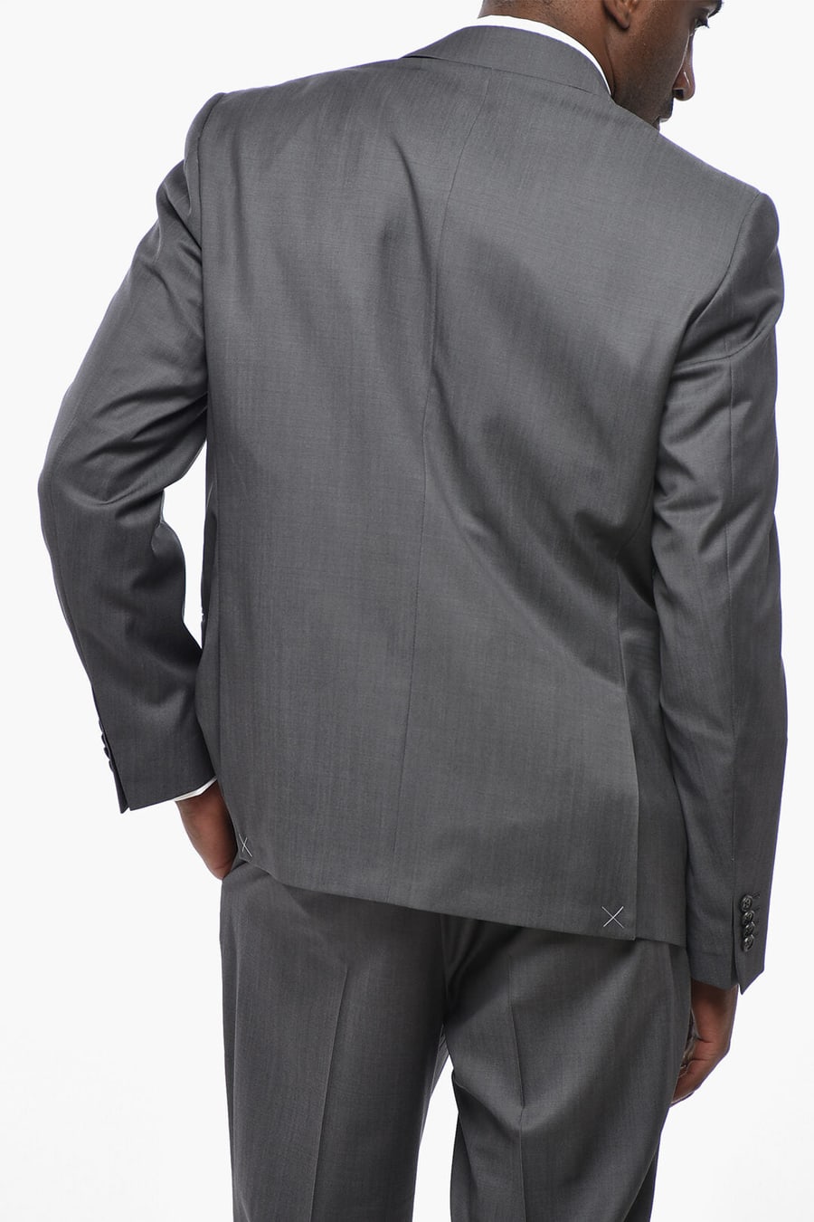 Corneliani 0470~CC COLLECTION Virgin Wool Suit with Peak Lapel, view 5