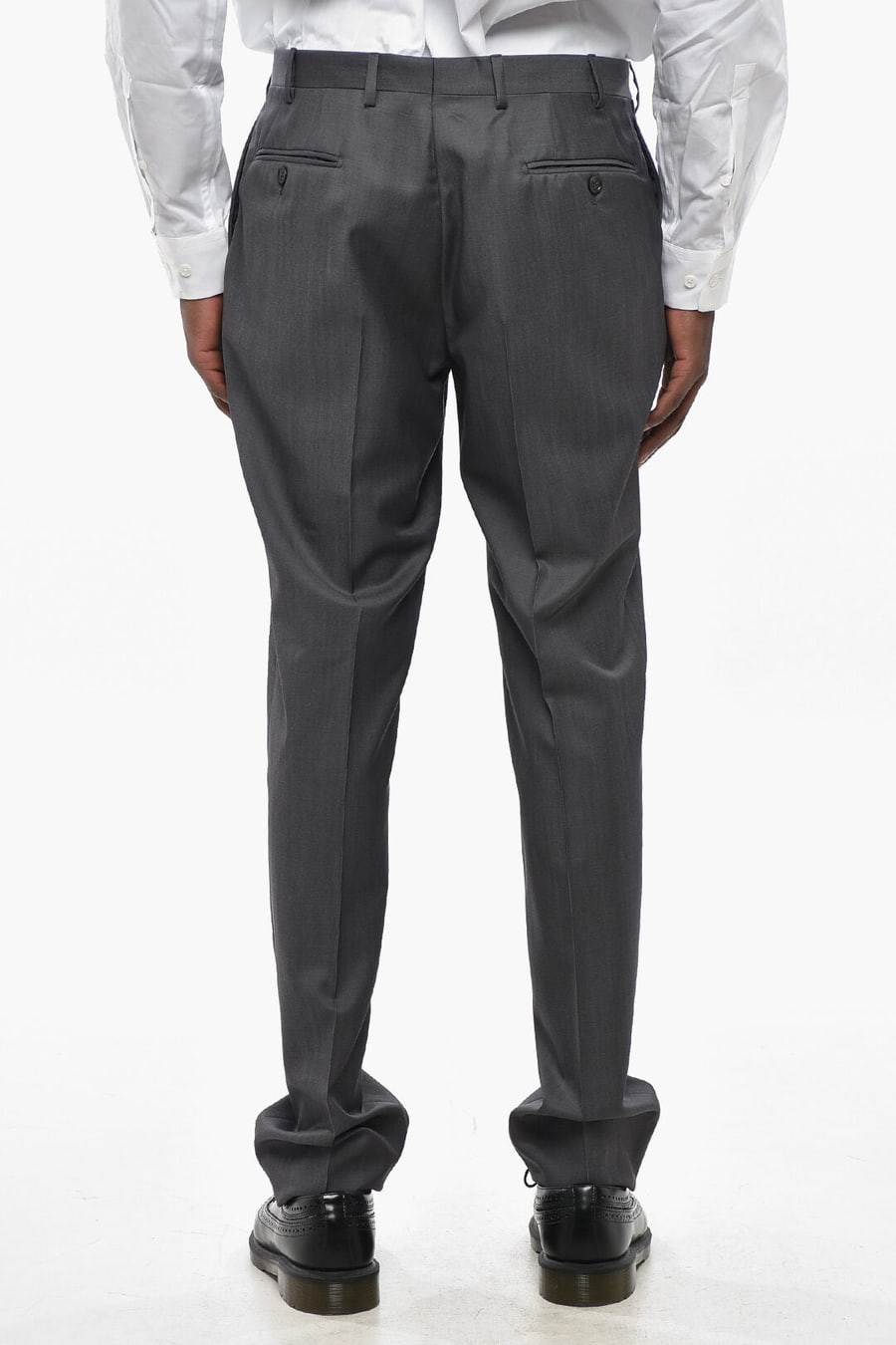 Corneliani 0470~CC COLLECTION Virgin Wool Suit with Peak Lapel, view 8