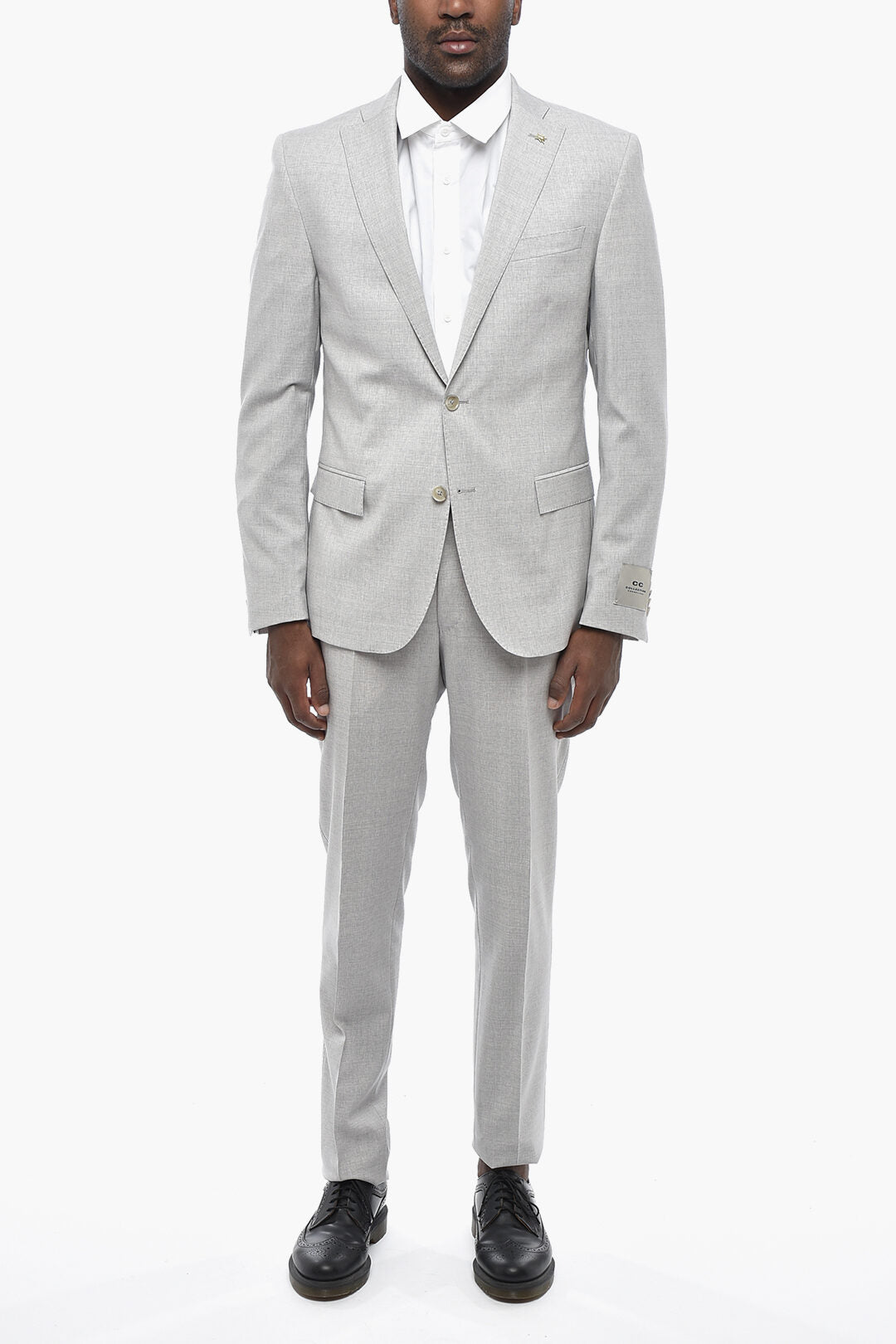 Corneliani 0470~CC COLLECTION Virgin-Wool Blazer with Flap Pockets