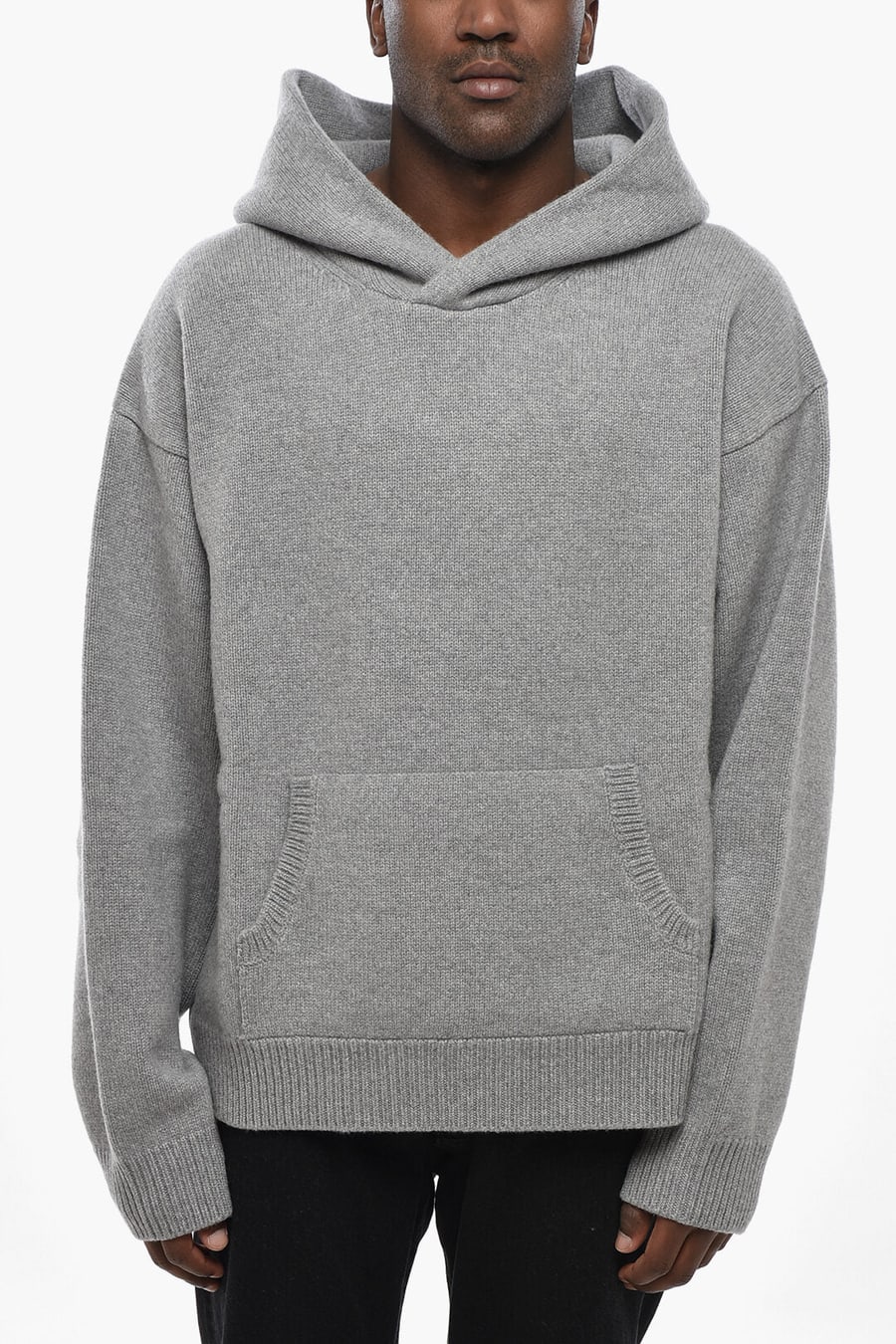 Dsquared2 0470~Wool-Knit Hoodie