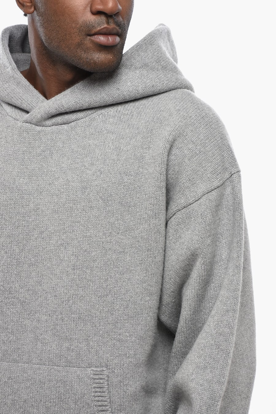 Dsquared2 0470~Wool-Knit Hoodie, view 3