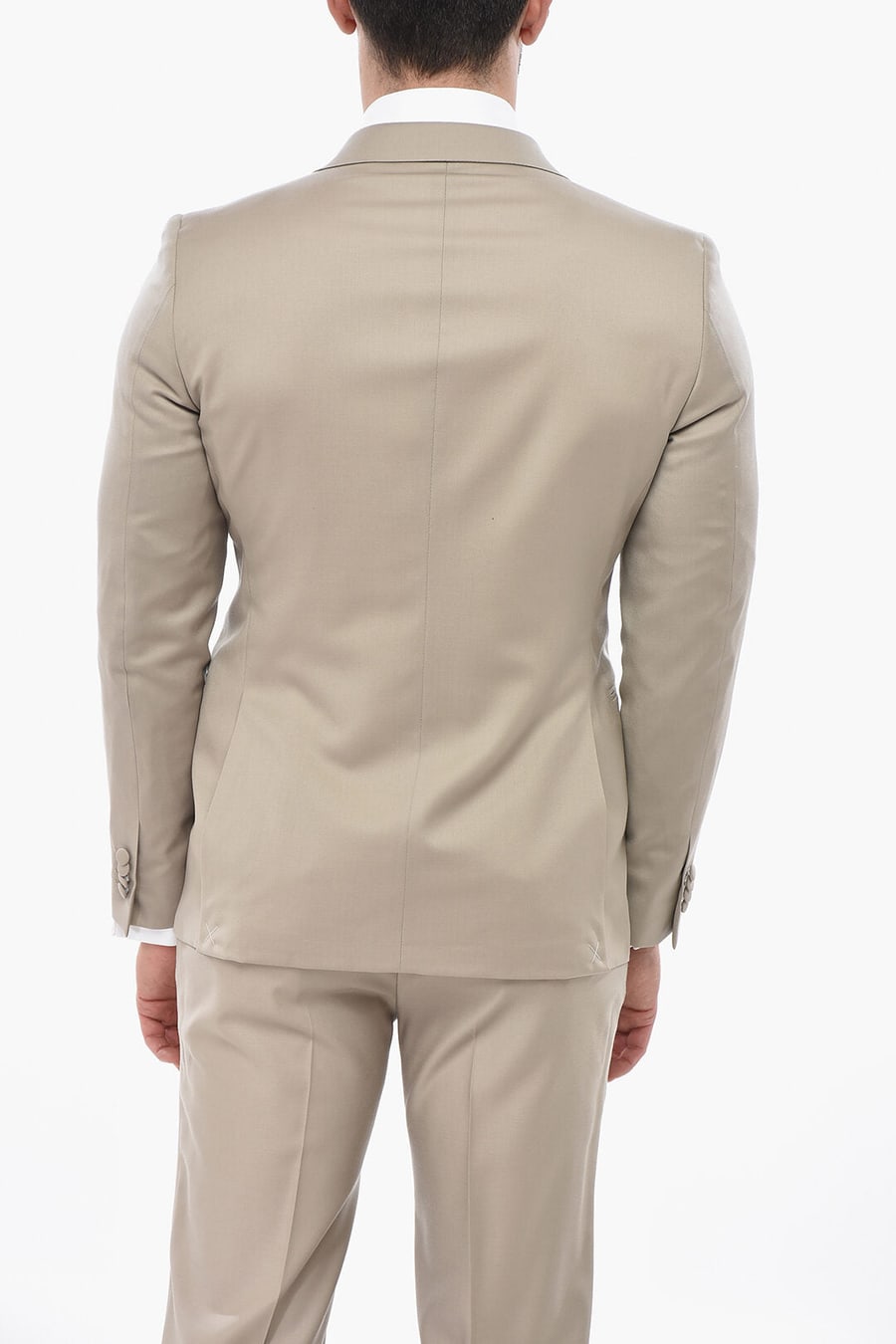 Corneliani 0500~CODE Virgin Wool Suit with Peak Lapel, view 2
