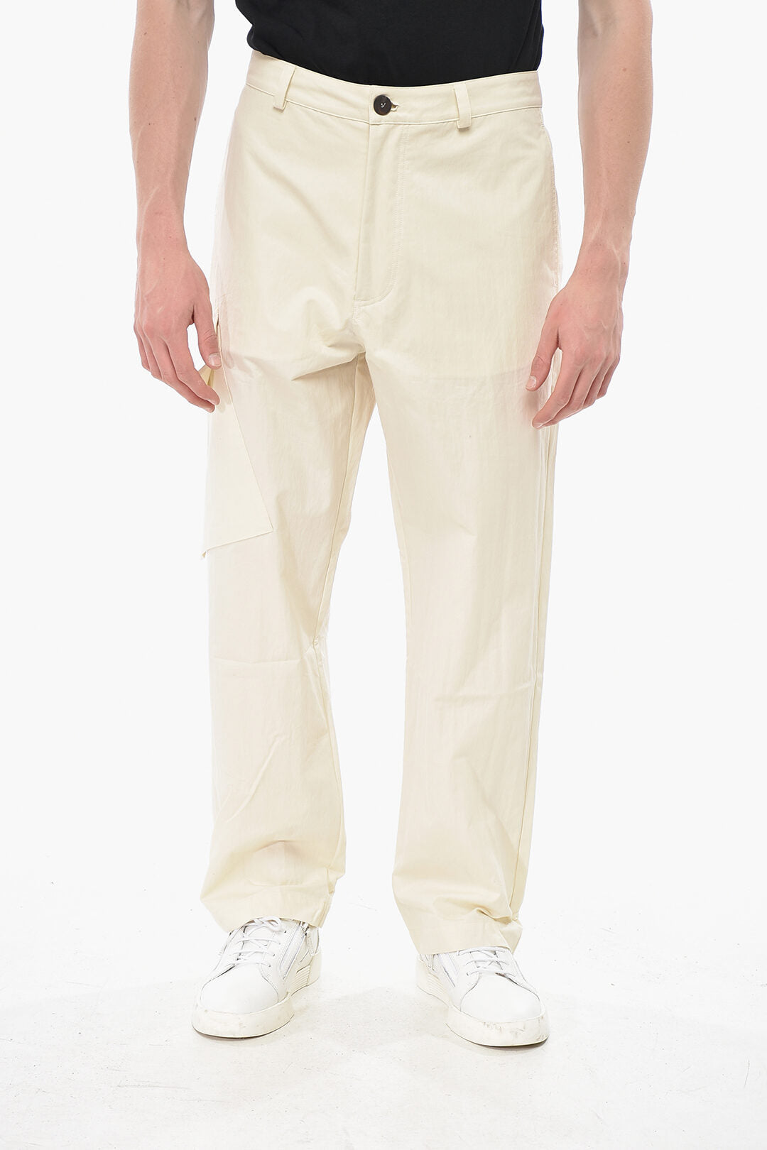 Studio Nicholson 0500~Cotton-Blend Cargo Pants SALVE