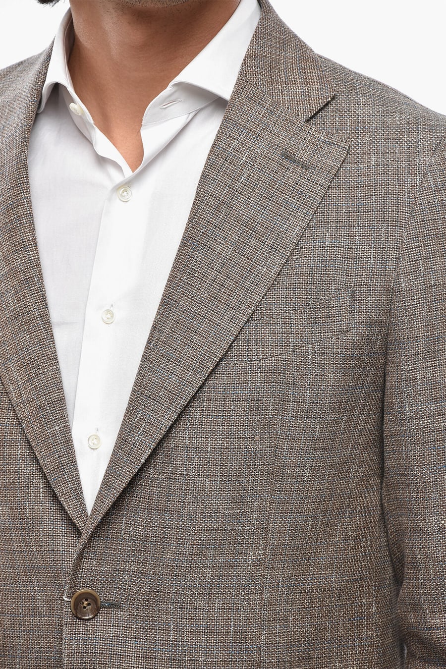 Corneliani 0500~Half-Lined Blazer with Patch Pockets, view 3