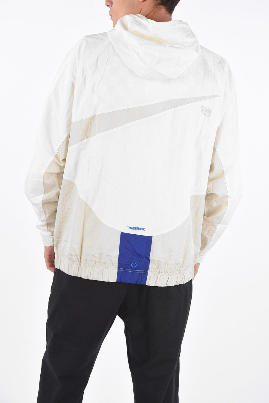 Nike 0500~Hooded Jacket with Hidden Button Closure, view 2
