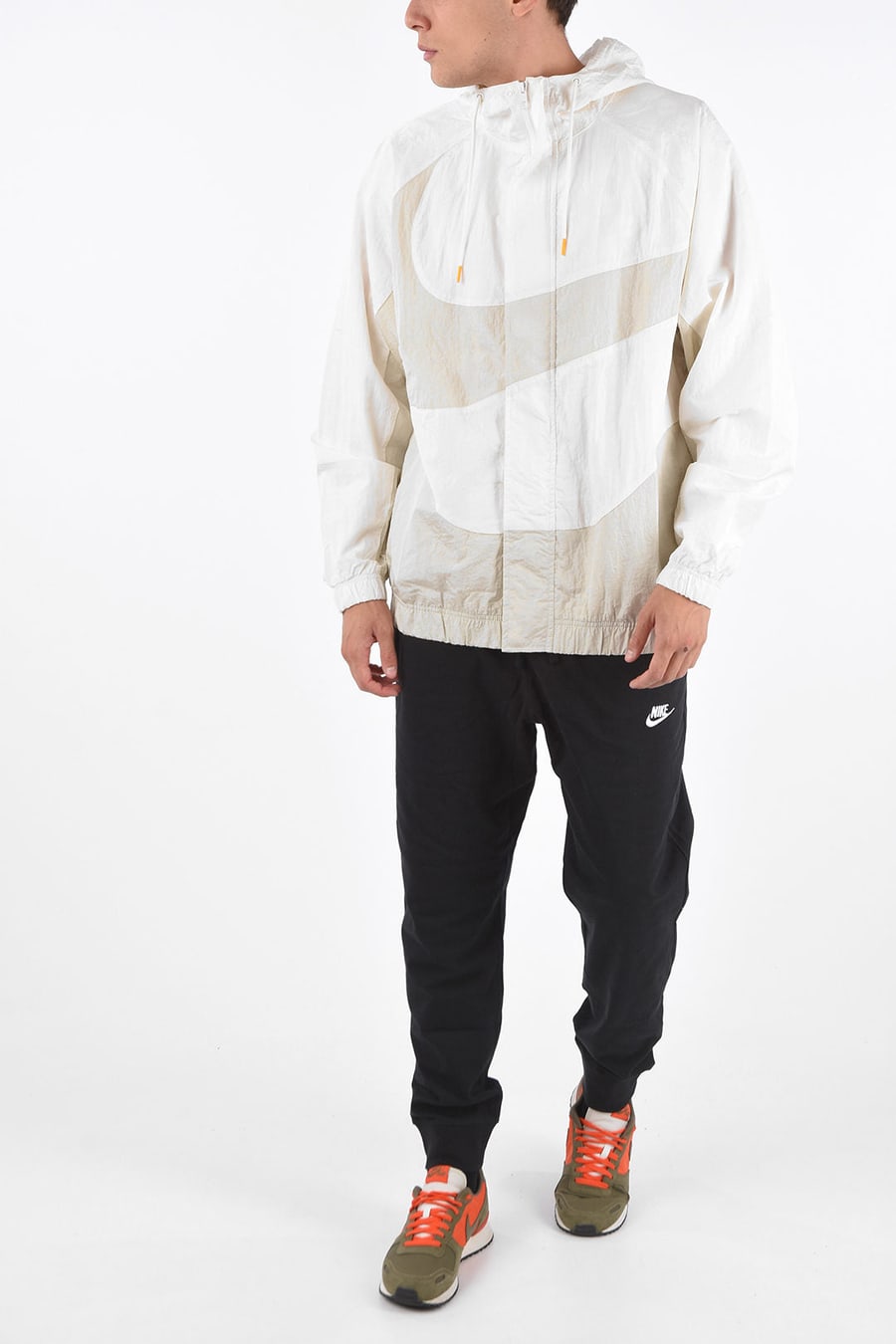 Nike 0500~Hooded Jacket with Hidden Button Closure, view 4
